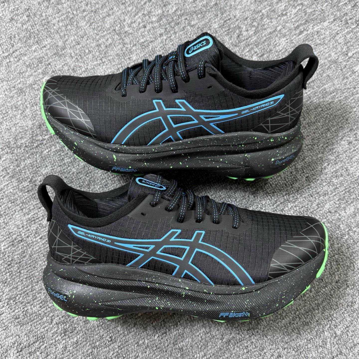 平台顶配版品质[拳头]亚瑟士 Gel-Kayano 31 黑色！尺码 40 40.5 41 42 42.