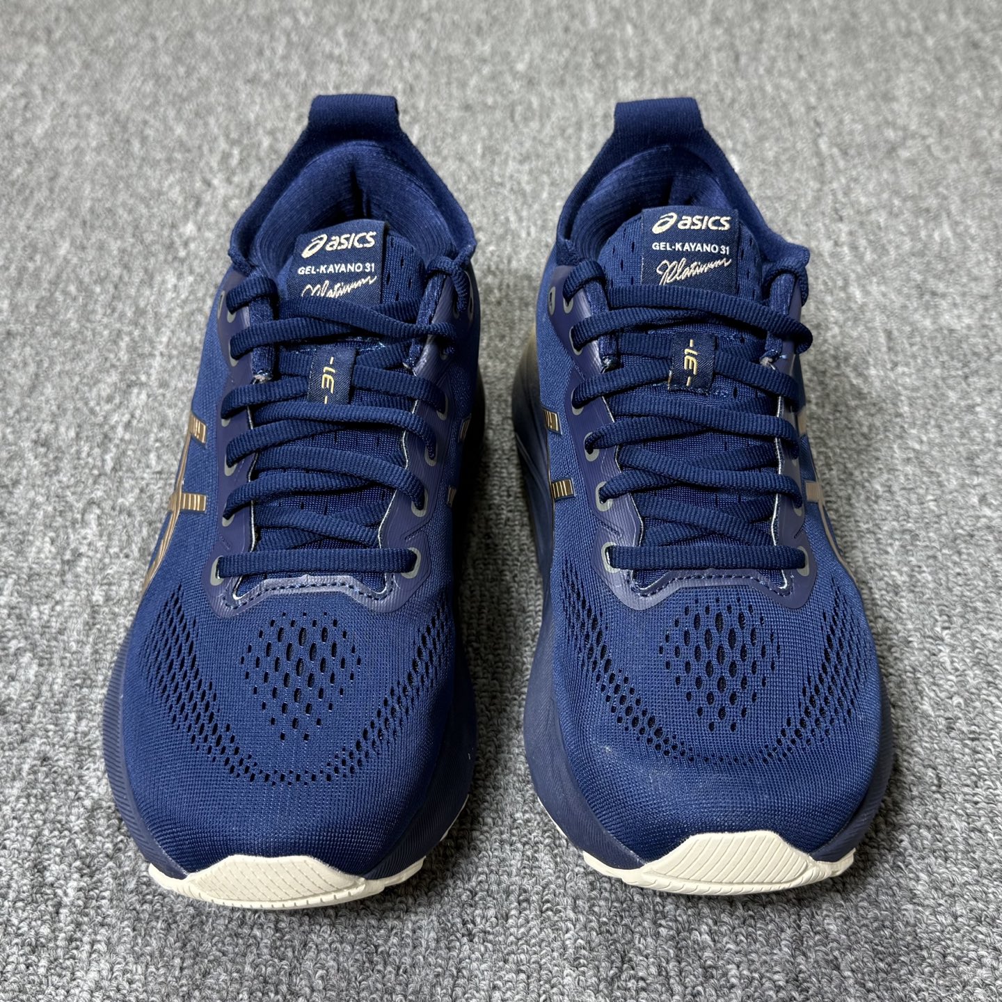 平台顶配版品质[拳头]亚瑟士 Gel-Kayano 31 蔚蓝金！尺码 40 40.5 41 42 42