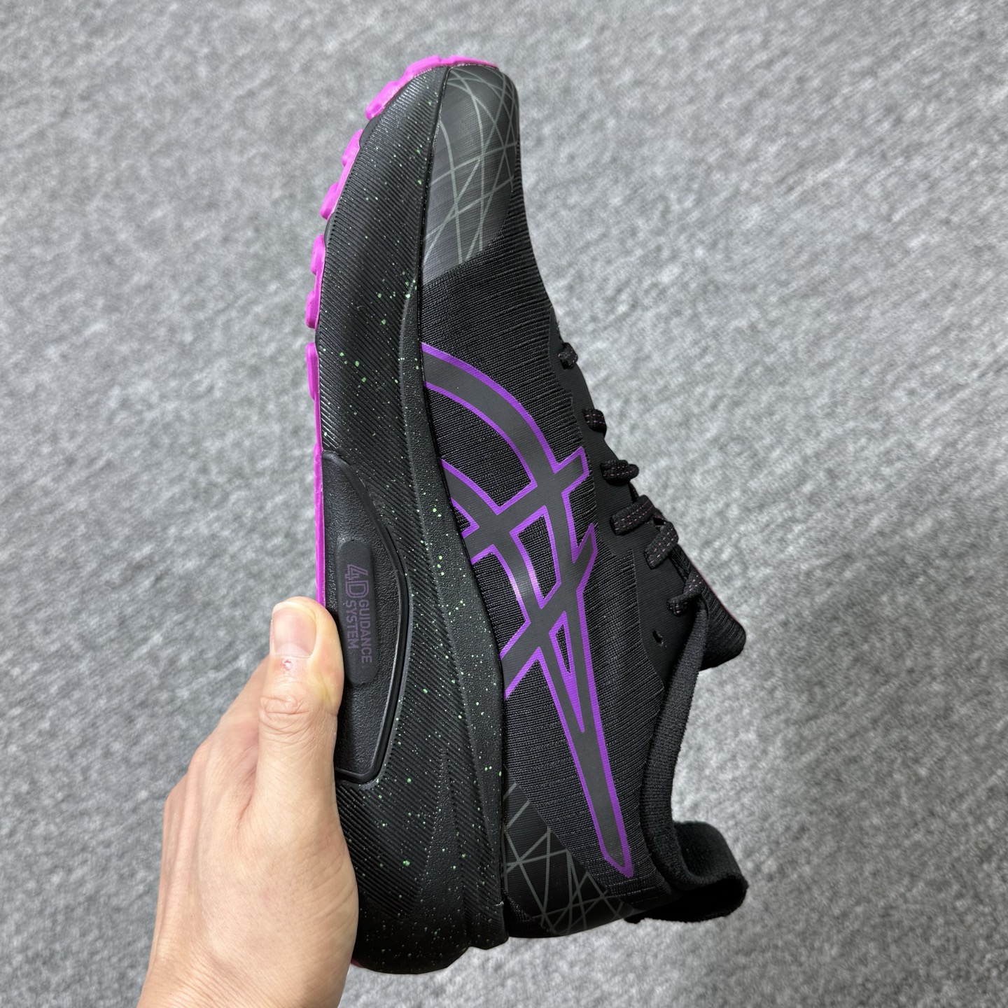 平台顶配版品质[拳头]亚瑟士 Gel-Kayano 31 黑紫！尺码 40 40.5 42  43 44