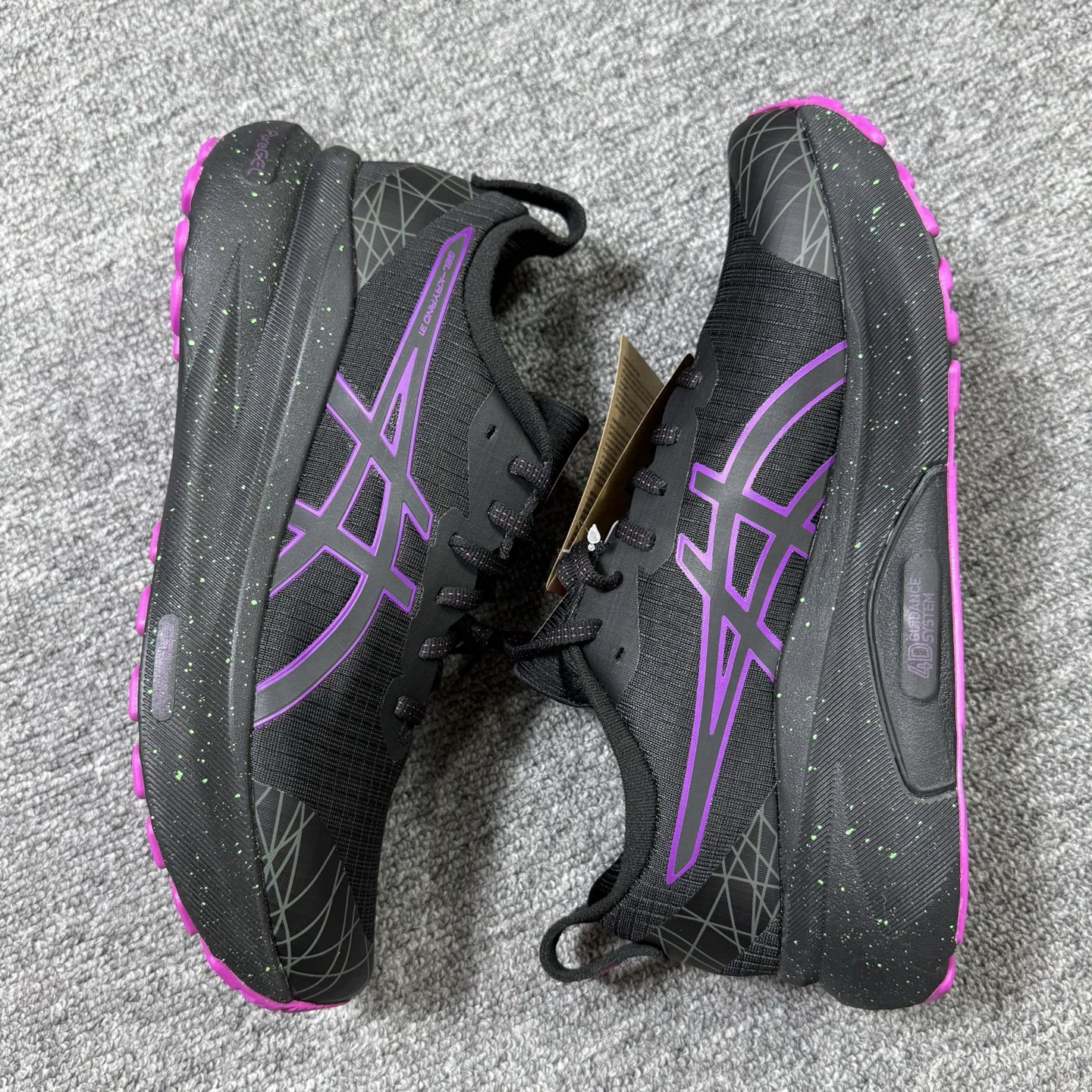 平台顶配版品质[拳头]亚瑟士 Gel-Kayano 31 黑紫！尺码 40 40.5 42  43 44