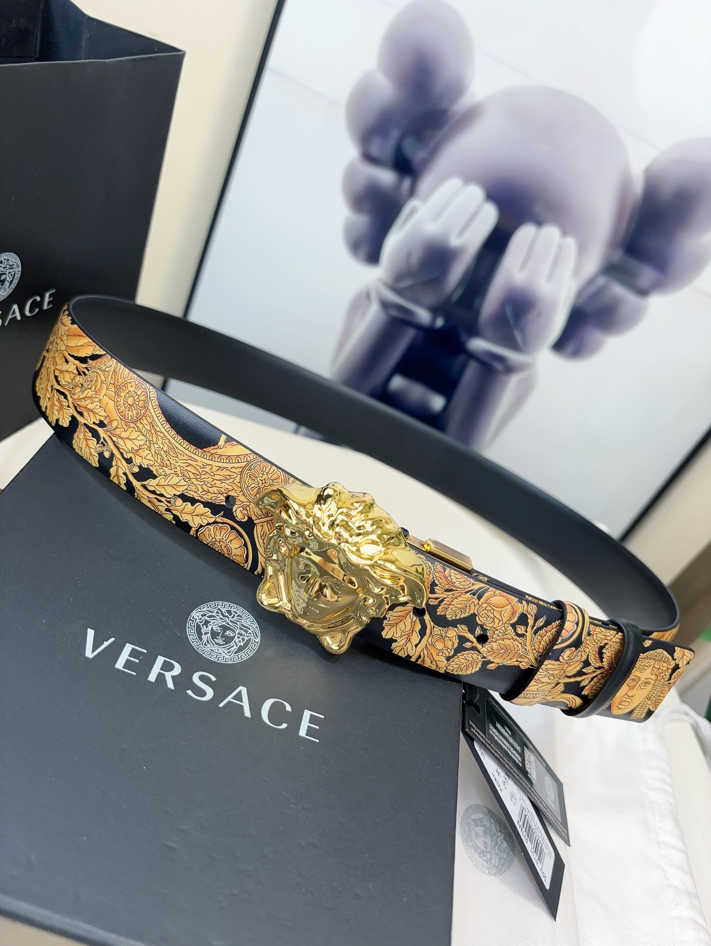 Versace Cinture Stampa Medusa