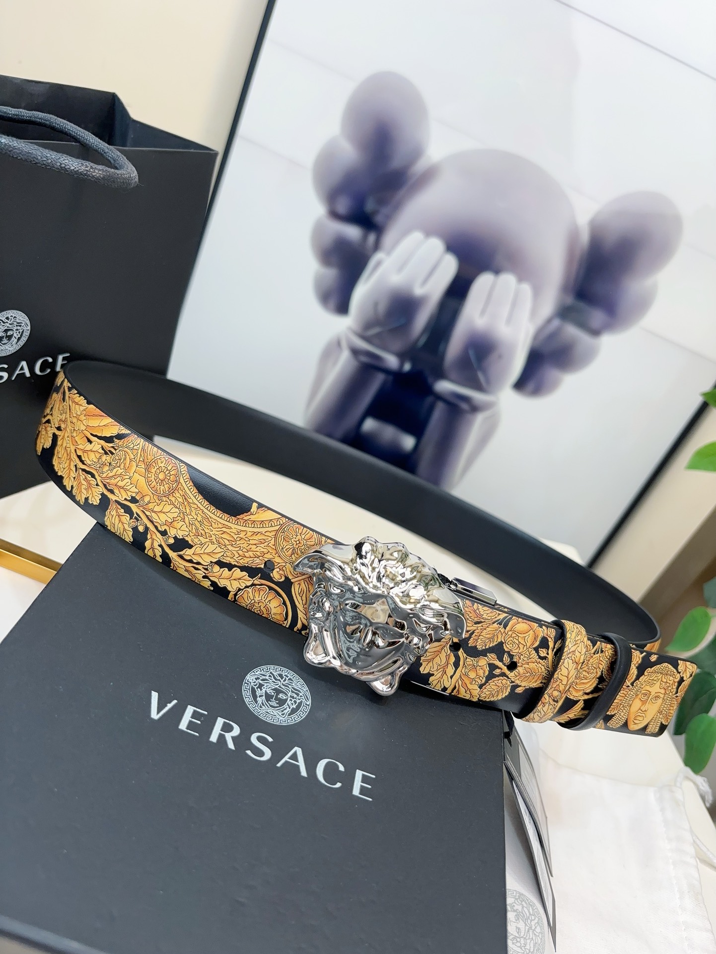 Versace Cinture Stampa Medusa