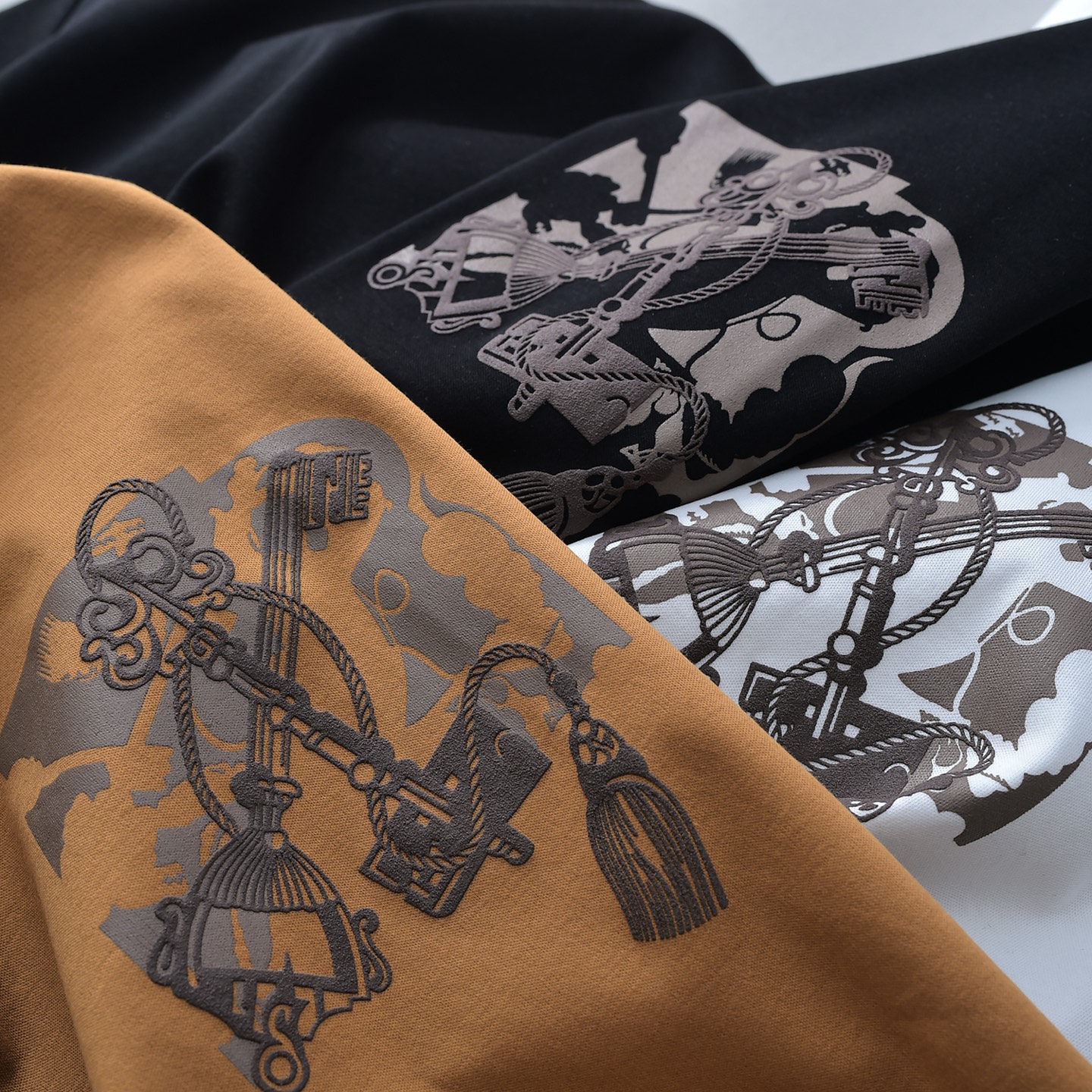 High-Quality Silk T-Shirts with Cotton Prints: Post-Sale Support for Synchronized Network - 图片 7