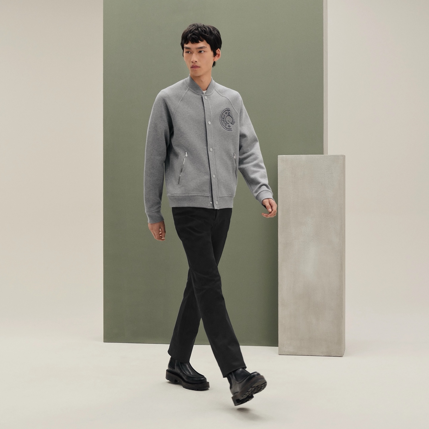 NO:509295,Aima official website The same domestic brand small towel embroidered air coat. Number M-3XL. Model 2536016, hermes, jackets & coats, alexander wang19860909爱马官网同款自主品牌小毛巾绣空气层外套 码数M-3XL 型号2536016,,hermes,jackets & coats,alexander wang,Men's clothing