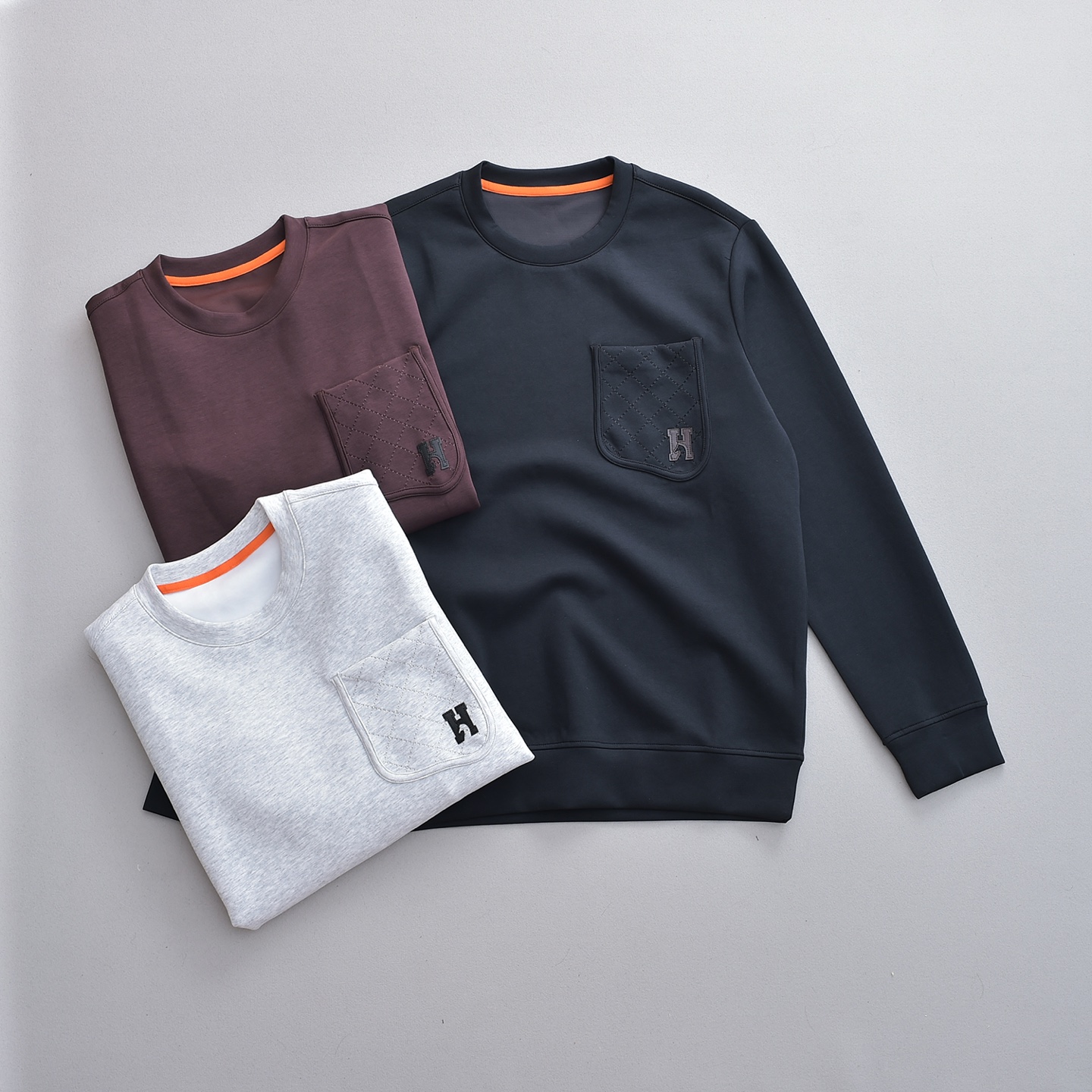 Hermes Pocket Crew Neck Sweatshirt