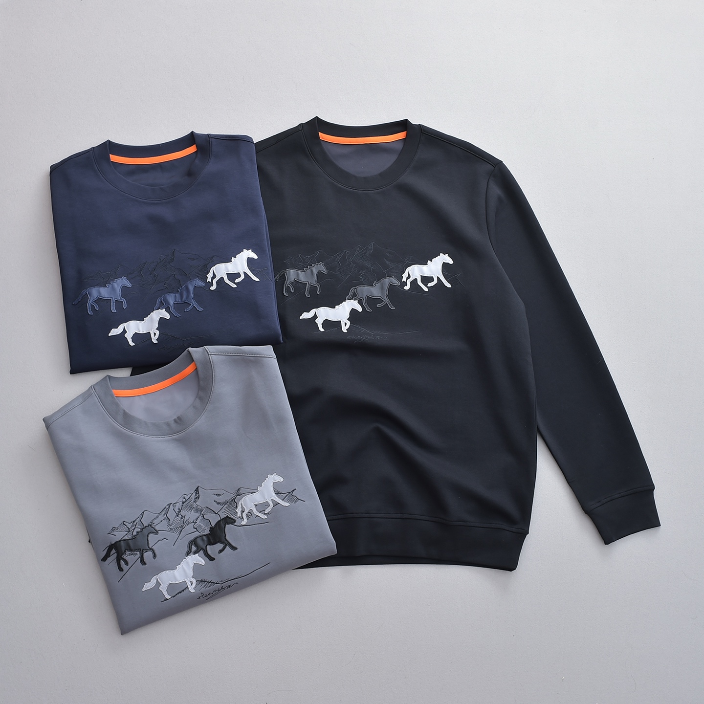 Hermes Horse Graphic Sweatshirt