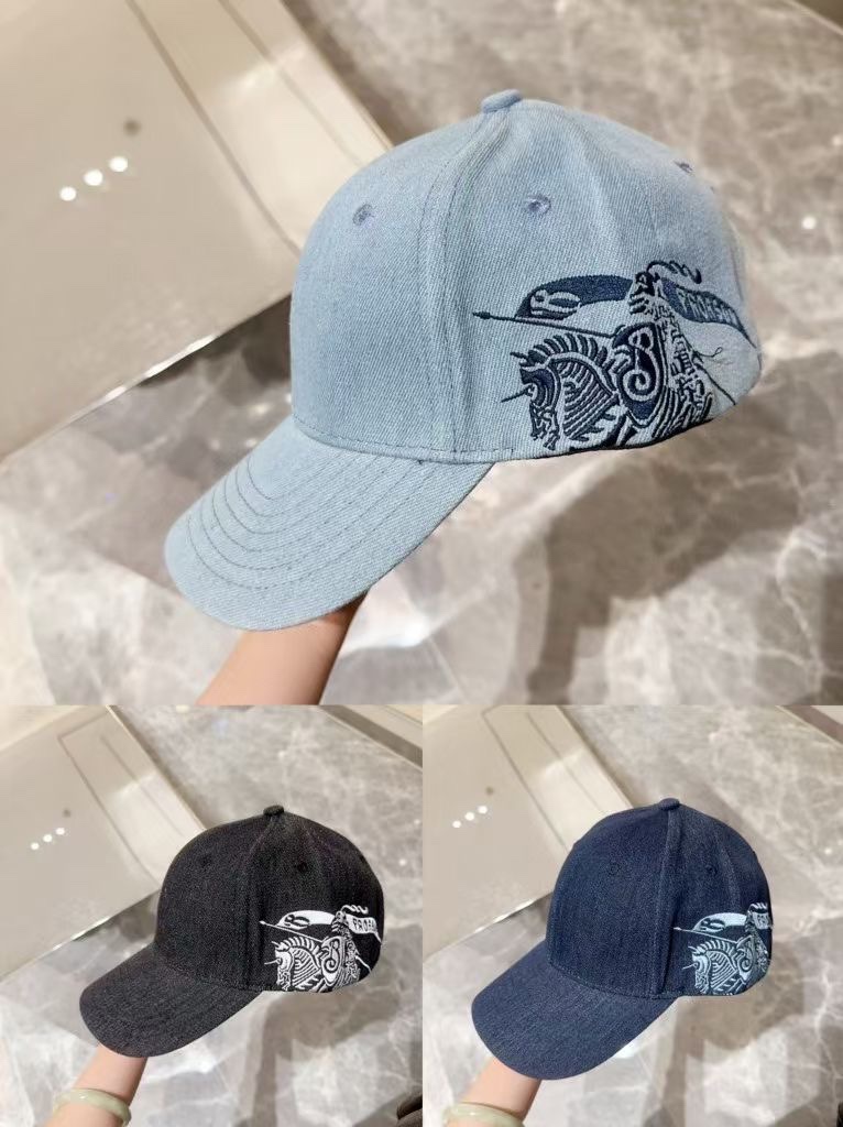 Special price 💛 with dust bag. 【Burberry】2024 new embroidered designer baseball cap, boutique classic style,…