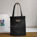 Prada Handbags Tote Bags Embroidery Weave Summer Collection 1 Prada Handbags Tote Bags Embroidery Weave Summer Collection