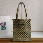 Prada Handbags Tote Bags Embroidery Weave Summer Collection 1 Prada Handbags Tote Bags Embroidery Weave Summer Collection