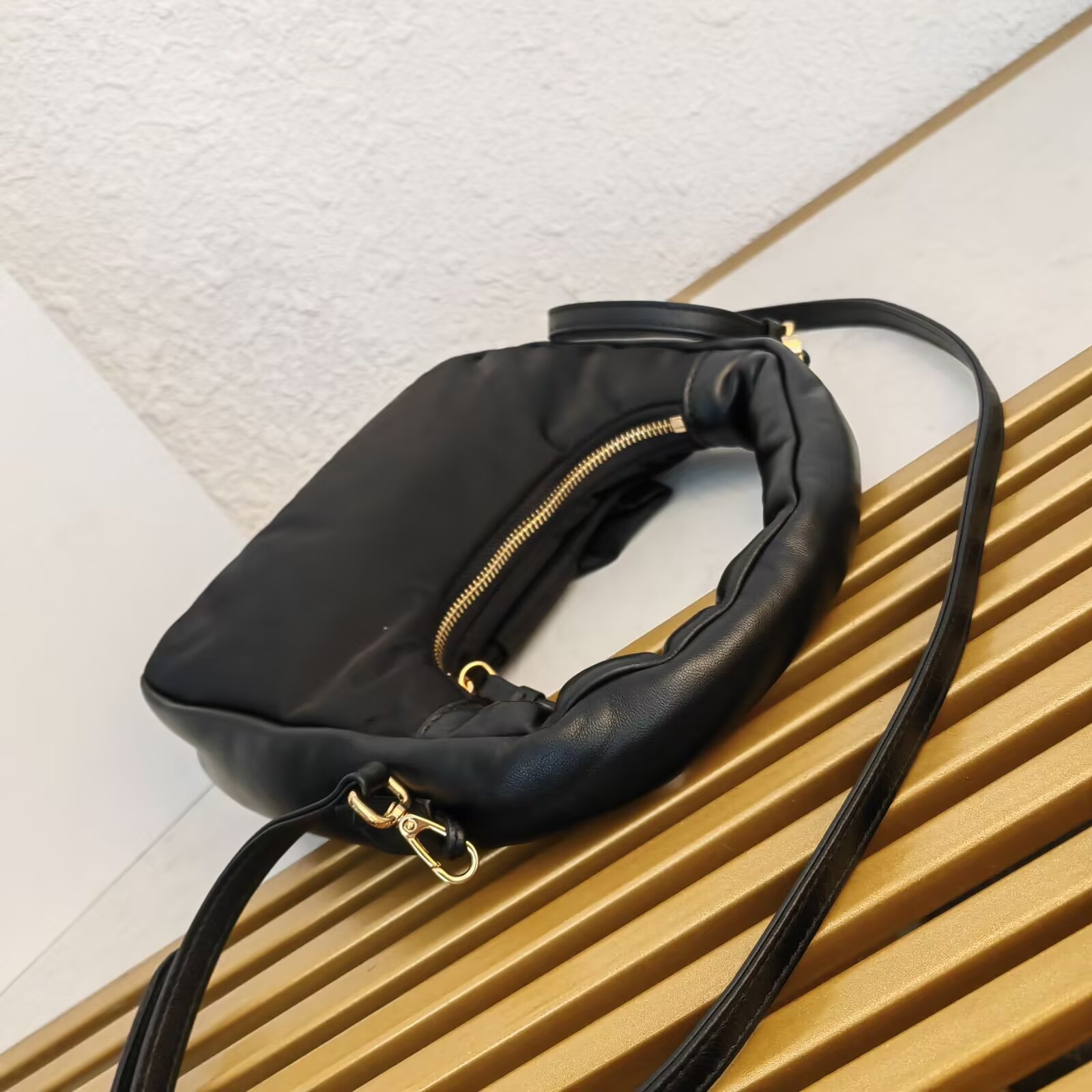 Prada Re-Nylon and Nappa Leather Mini Hobo Bag with Oversized Bow 5 a1745212569869 0127