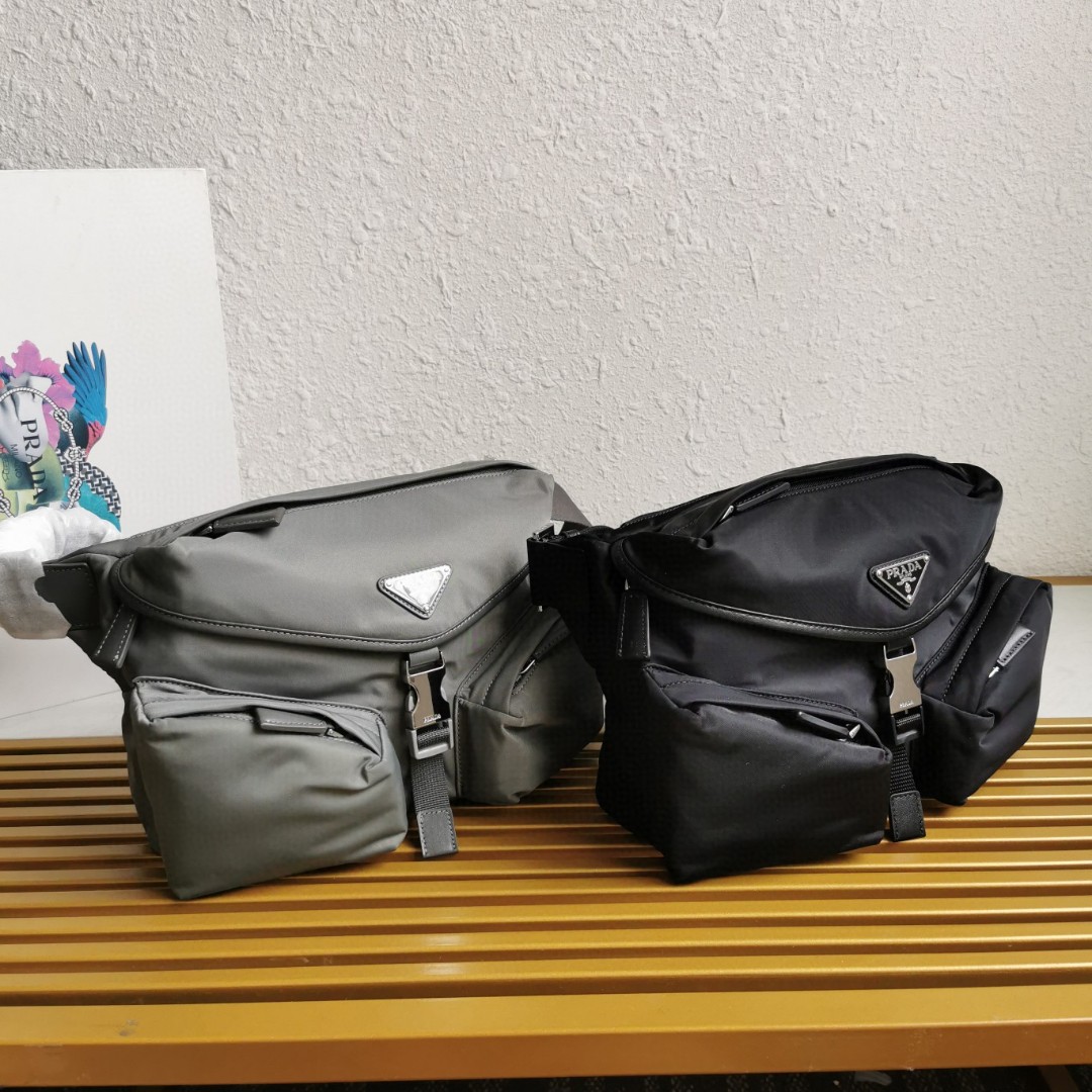Prada Nylon Shoulder Bag - Versatile Crossbody with Adjustable Strap