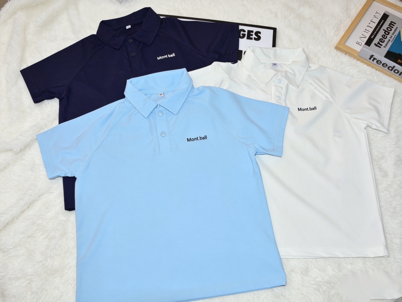 Volumen 79.9@una pieza. Polo de manga corta mont de nailon piqué. Tallas: 130-180. Colores: blanco, azul, azu…