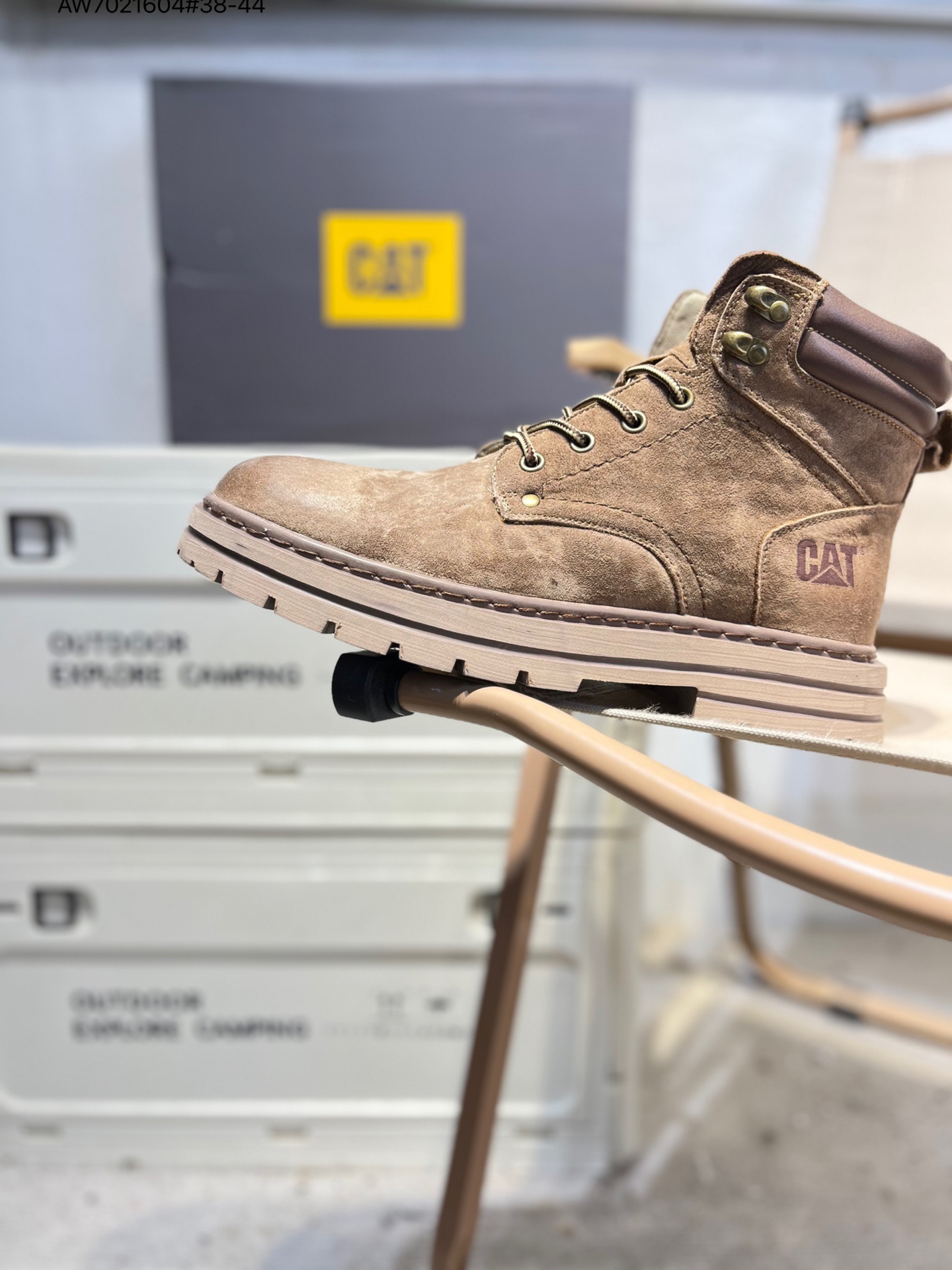 CAT Men's Hard Hat Bulldozer Series Casual Work Shoes - Premium Leather