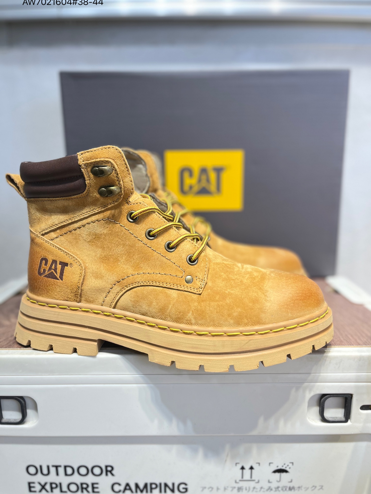 CAT Men's Hard Hat Bulldozer Series Casual Work Shoes - Premium Leather 9 i1760628705366 7443 0 3