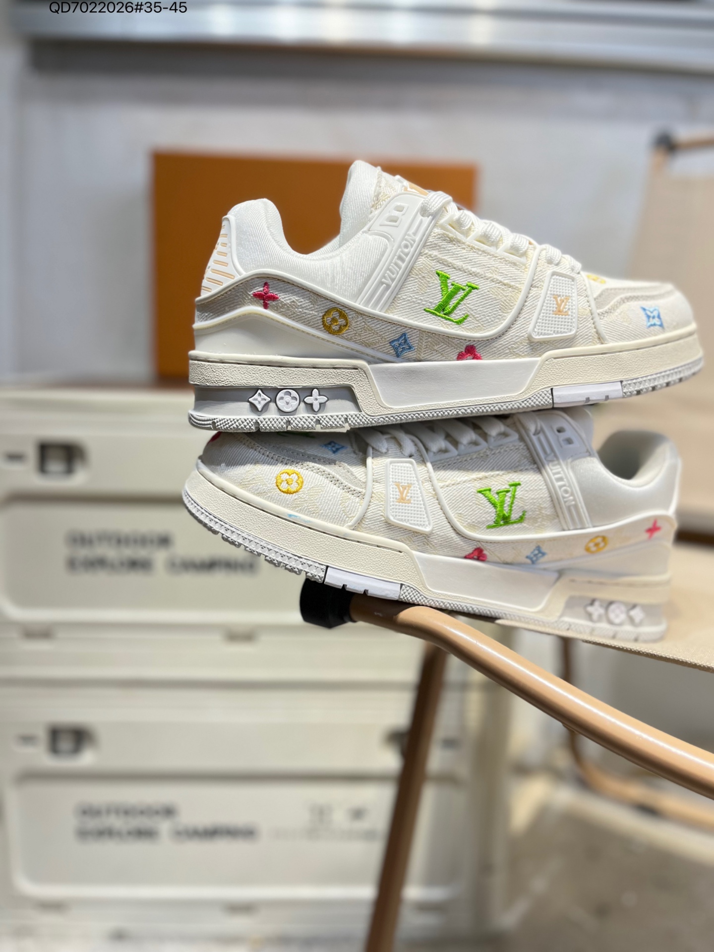 Louis Vuitton Trainer Sneakers White,Newest Colorways,Basketball Style Shoes 3 i1760975928754 4545 0 1
