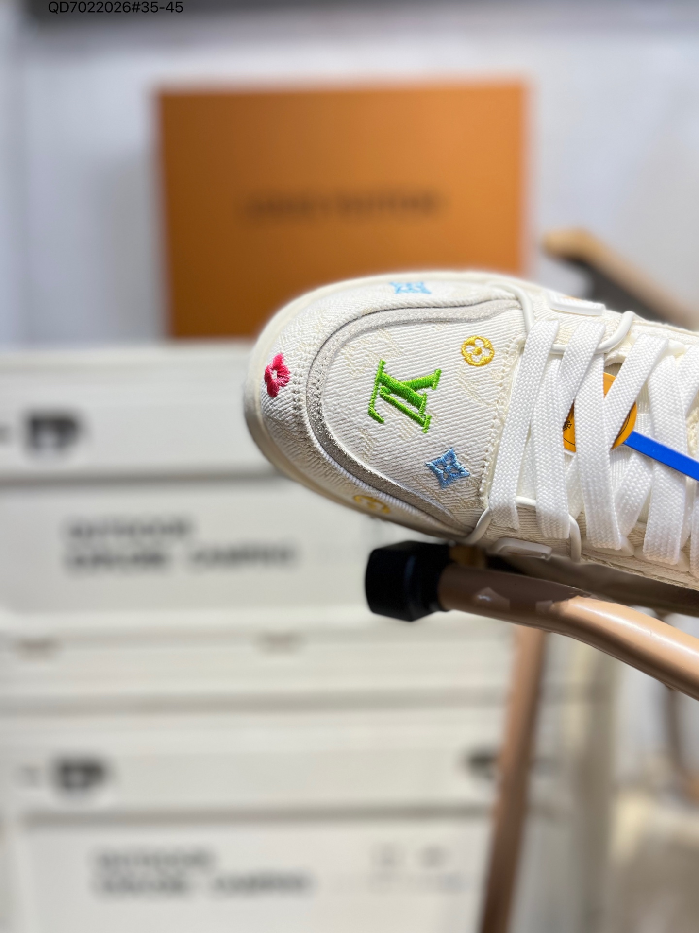 Louis Vuitton Trainer Sneakers White,Newest Colorways,Basketball Style Shoes 8 i1760975928761 3654 0 6