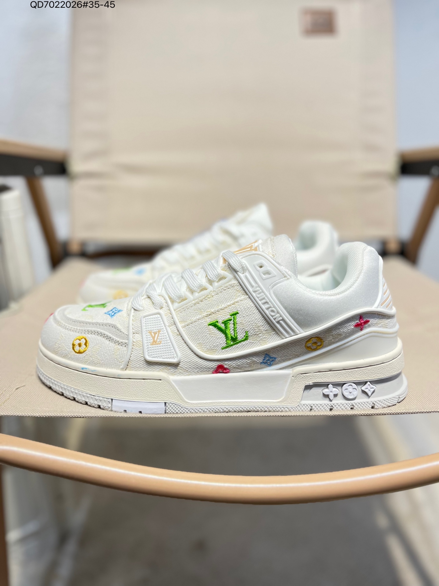 Louis Vuitton Trainer Sneakers White,Newest Colorways,Basketball Style Shoes 4 i1760975934687 9095 0 2