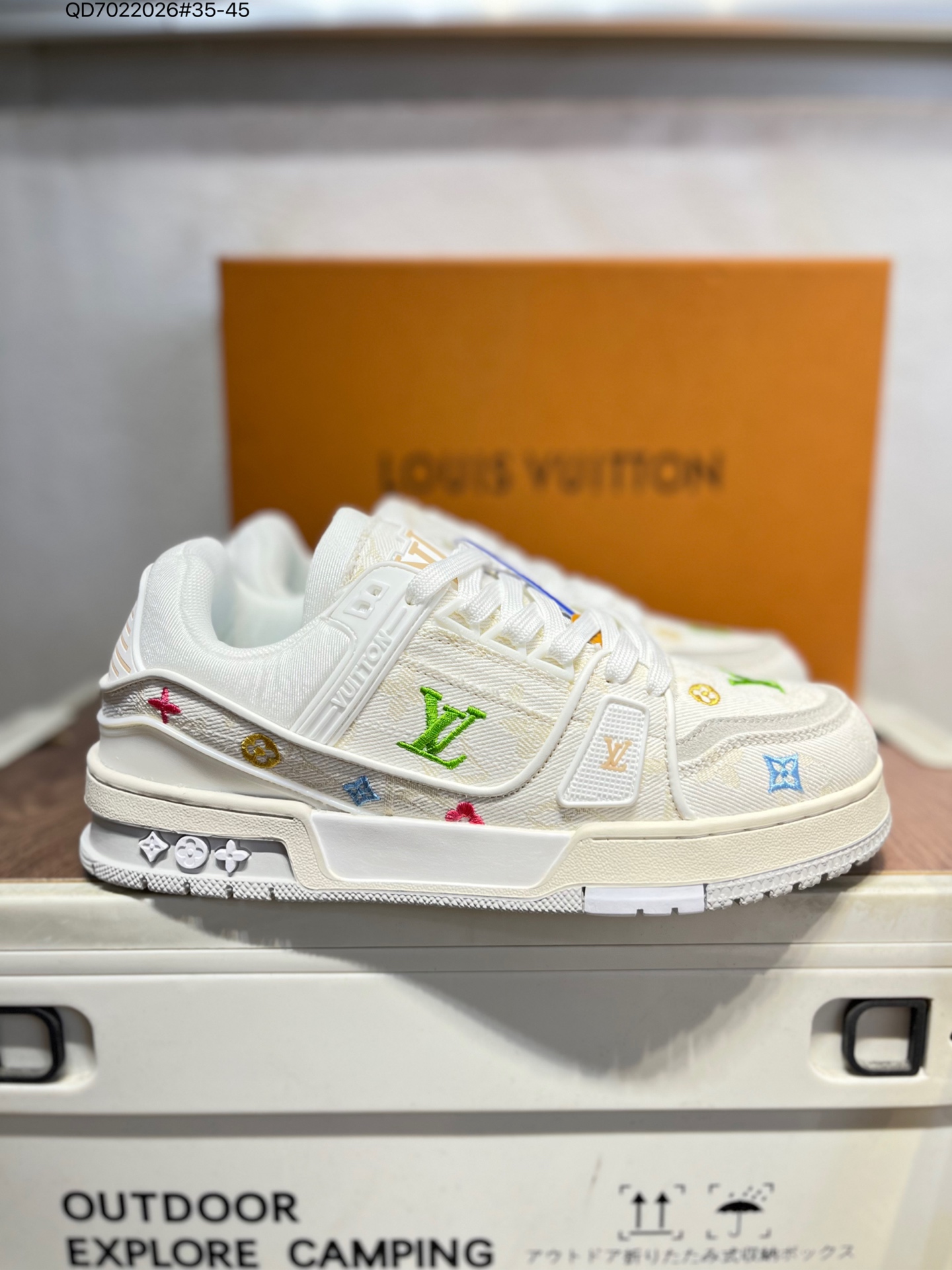 Louis Vuitton Trainer Sneakers White,Newest Colorways,Basketball Style Shoes 5 i1760975934688 8545 0 3