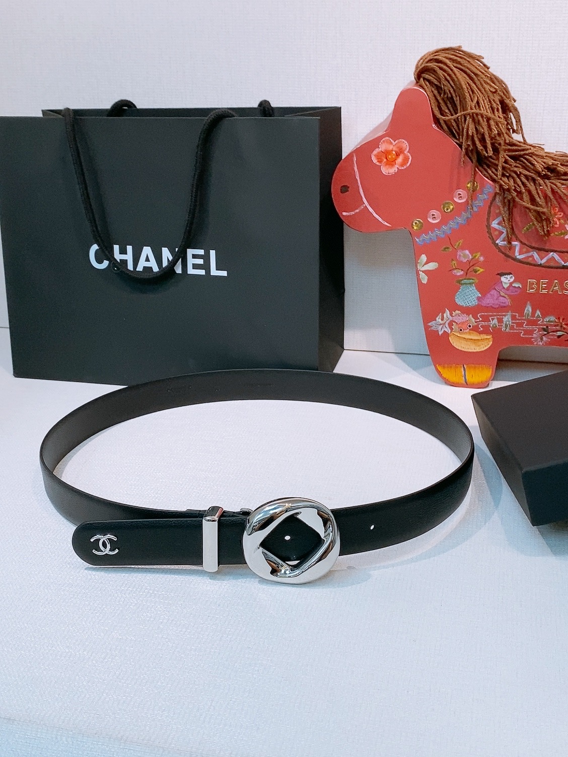 Chanel 宽度：𝟯 𝟬𝗰𝗺 香奈儿 CHANEL « 配全套 原包装 » 代购级 开模高端定制皮料五金