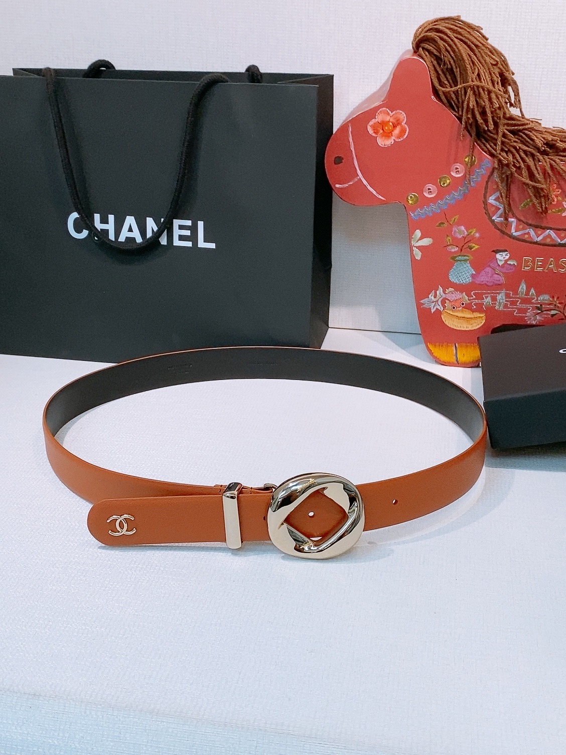 Chanel 宽度：𝟯 𝟬𝗰𝗺 香奈儿 CHANEL « 配全套 原包装 » 代购级 开模高端定制皮料五金