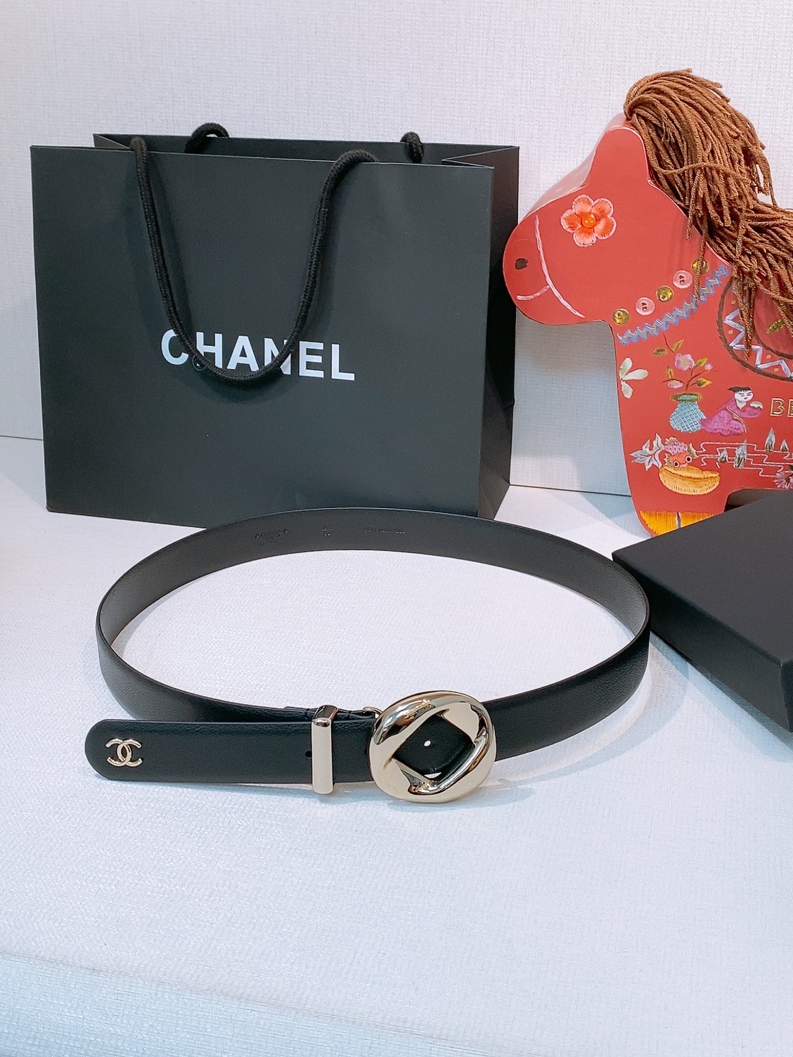 Chanel 宽度：𝟯 𝟬𝗰𝗺 香奈儿 CHANEL « 配全套 原包装 » 代购级 开模高端定制皮料五金