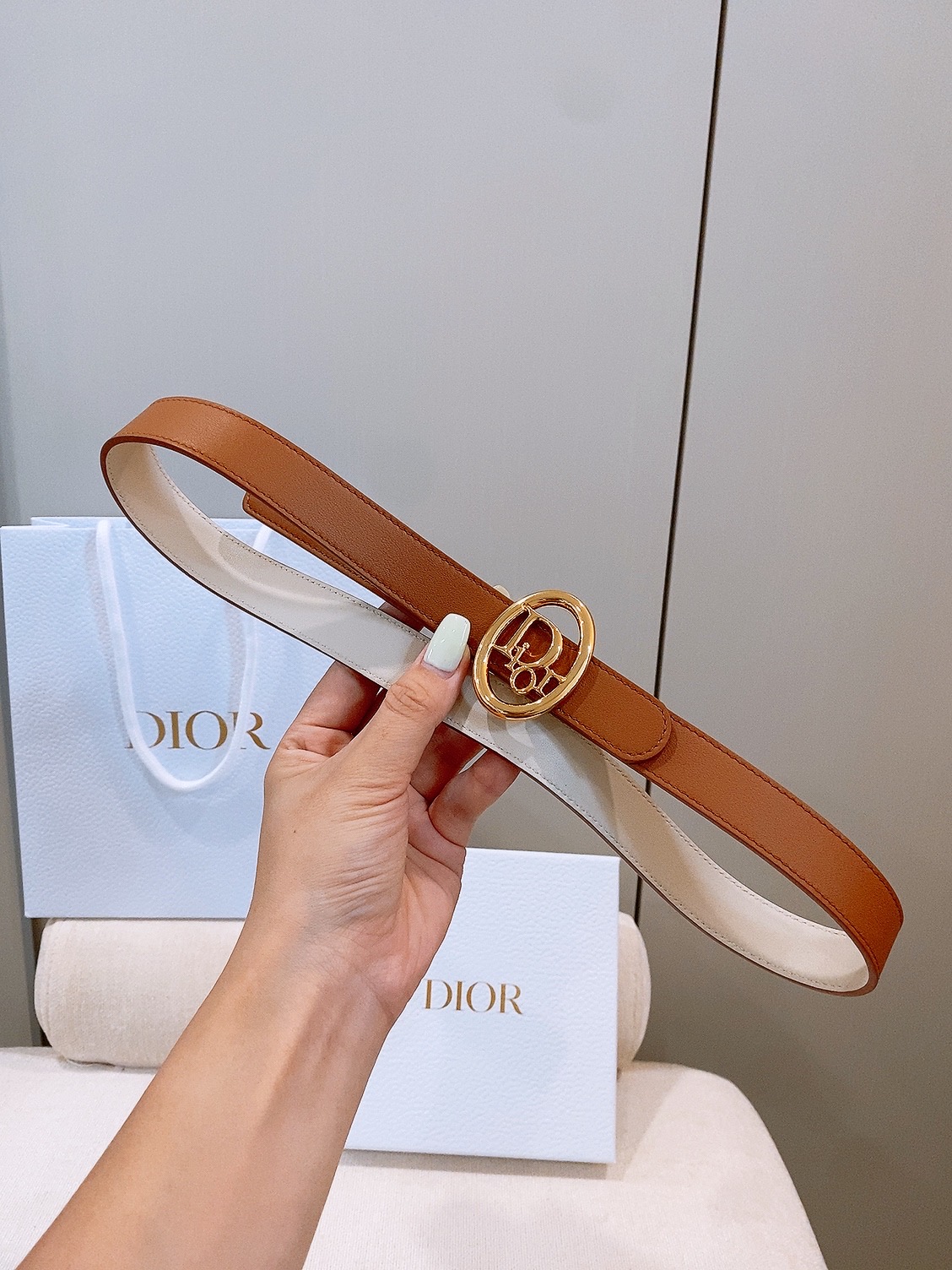 -迪家✨ Montaigne Belt 25mm 进口小牛皮腰带(经典亮面CD搭扣款) 甄选小牛皮打造,侧边手工编织工艺 -迪家✨ Montaigne Belt 25mm 进口小牛皮腰带(经典亮面CD搭扣款) 甄选小牛皮打造,侧边手工编织工艺