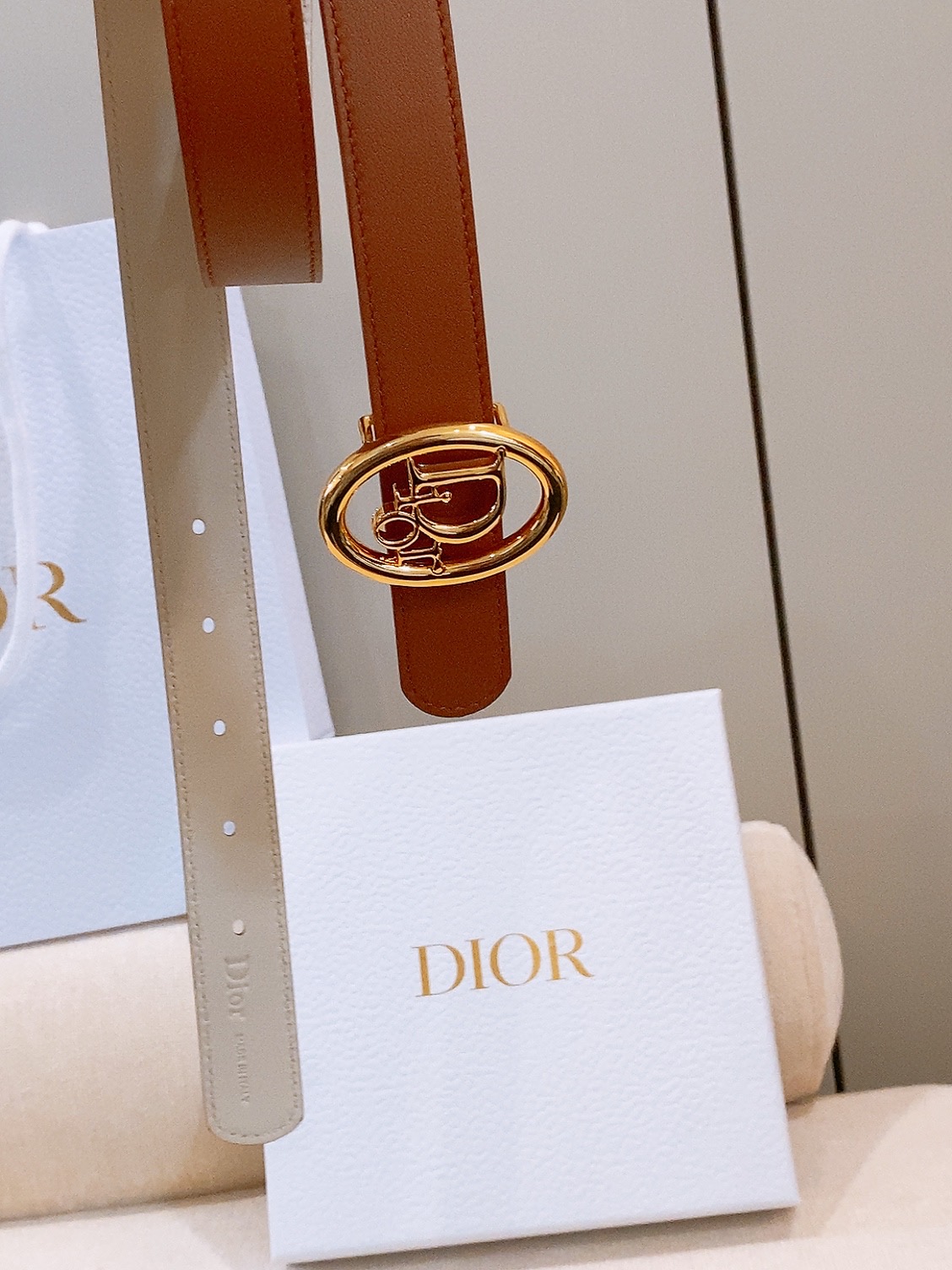 -迪家✨ Montaigne Belt 25mm 进口小牛皮腰带(经典亮面CD搭扣款) 甄选小牛皮打造,侧边手工编织工艺 -迪家✨ Montaigne Belt 25mm 进口小牛皮腰带(经典亮面CD搭扣款) 甄选小牛皮打造,侧边手工编织工艺