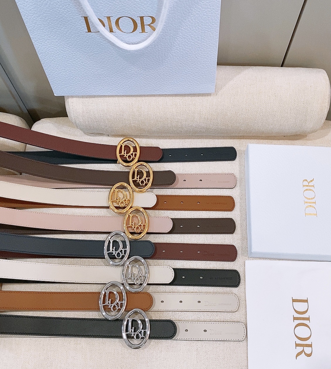 -迪家✨ Montaigne Belt 25mm 进口小牛皮腰带(经典亮面CD搭扣款) 甄选小牛皮打造,侧边手工编织工艺 -迪家✨ Montaigne Belt 25mm 进口小牛皮腰带(经典亮面CD搭扣款) 甄选小牛皮打造,侧边手工编织工艺