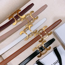 -Celine 中号25毫米 TRIOMPHE CORE BELT 25MM IN TAURILLON LEATHER -Celine 中号25毫米 TRIOMPHE CORE BELT 25MM IN TAURILLON LEATHER