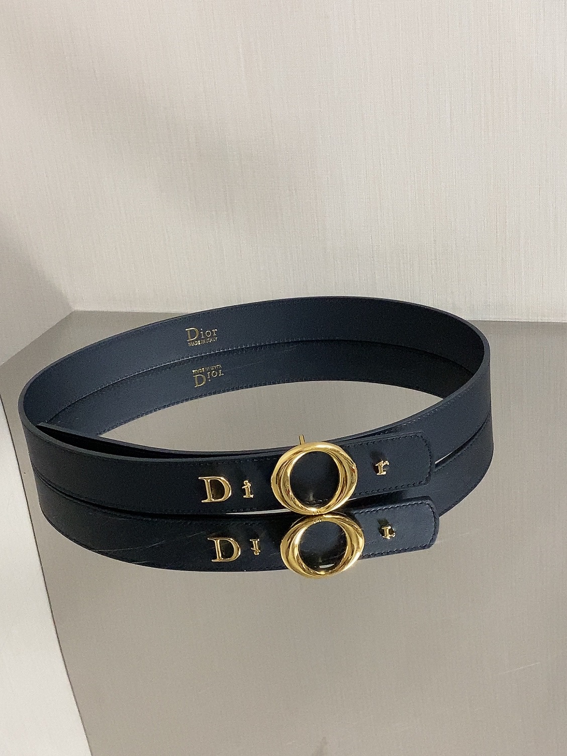 My Dior Belt Black Smooth Calfskin, 30 MM 双面进口细腻小牛皮打造,黄铜金属五金 My Dior Belt Black Smooth Calfskin, 30 MM 双面进口细腻小牛皮打造,黄铜金属五金