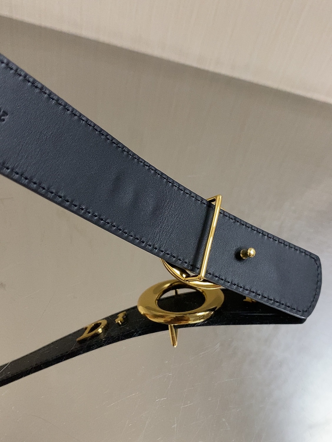 My Dior Belt Black Smooth Calfskin, 30 MM 双面进口细腻小牛皮打造,黄铜金属五金 My Dior Belt Black Smooth Calfskin, 30 MM 双面进口细腻小牛皮打造,黄铜金属五金
