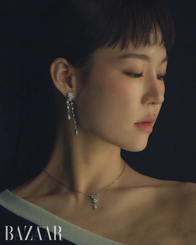 NO:633347,Tassel No. 5 stud earrings wearing picture reference, so beautiful, elegant and very smart, Cardia high-end jewelry19860909流苏5号耳钉佩戴图参考 太好看啦 优雅气质又很灵动,,卡迪亚高端饰品,Jewelry