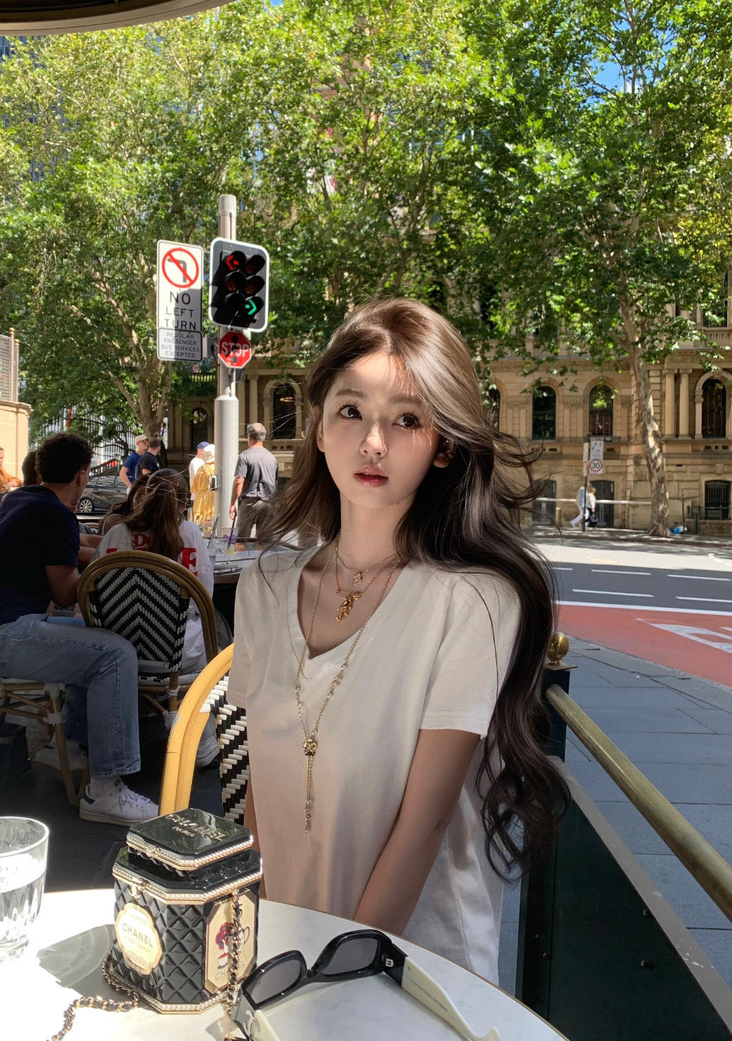 NO:634049,Lalan's same camellia necklace looks great when stacked, necklace, Cartier high-end jewelry19860909懒懒同款山茶花项链 叠戴巨好看,,necklace,卡迪亚高端饰品,Jewelry