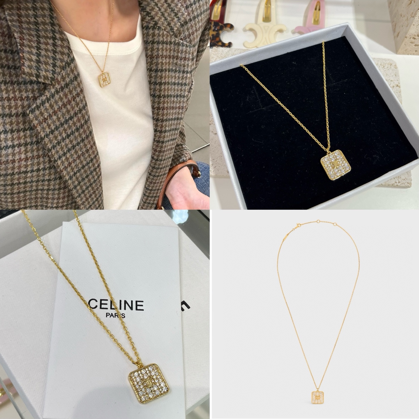 NO:634542,Chinese Valentine's Day event Celine necklace. Select 3 pieces from all event styles without original packaging. Another 10 pieces need to be packaged. The lowest price in event history. The stock quantity is limited. Celine, necklace, Cartier high-end jewelry19860909七夕活动Celine项链 活动款式全场任选3件不带原包装 需要包装另10一件 活动历史最低价库存现货数量有限,,celine,necklace,卡迪亚高端饰品,Jewelry