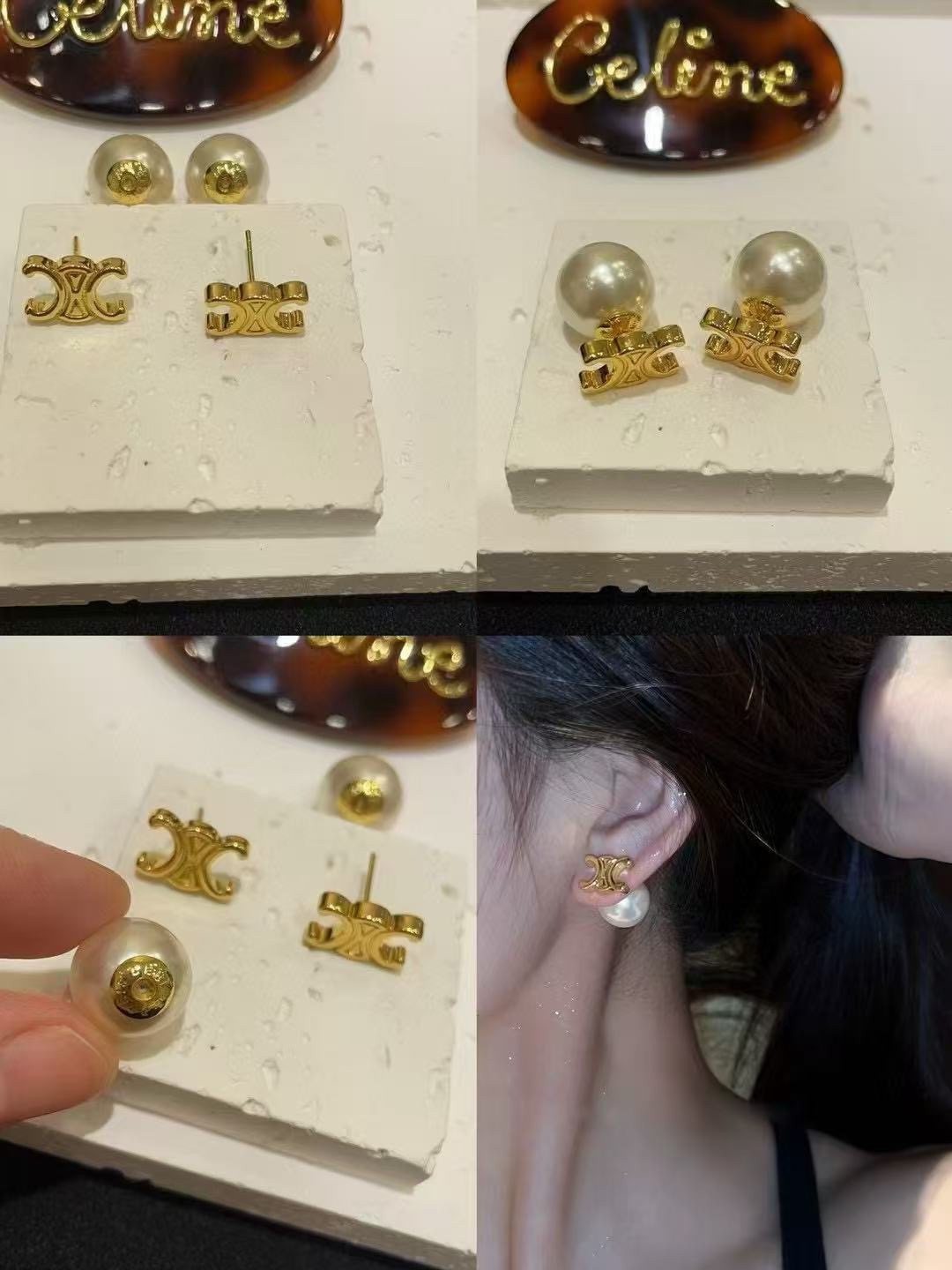 NO:635839,Double Eleven and Double Twelve Clearance Specials Celine Collection 14 Choose any 3 pieces from all participating styles without original packaging. You need to pack another 10 pieces. They are all top versions and close your eyes~ Limited quantity. When sold out, the original price will be restored. Celine, Cartier high-end jewelry19860909双十一、双十二清仓特价 celine合集14 全场参与活动款式任选3件 不带原包装 需要包装另10一件 都是顶级版本闭眼入～ 数量有限 售完恢复原价,,celine,卡迪亚高端饰品,Jewelry