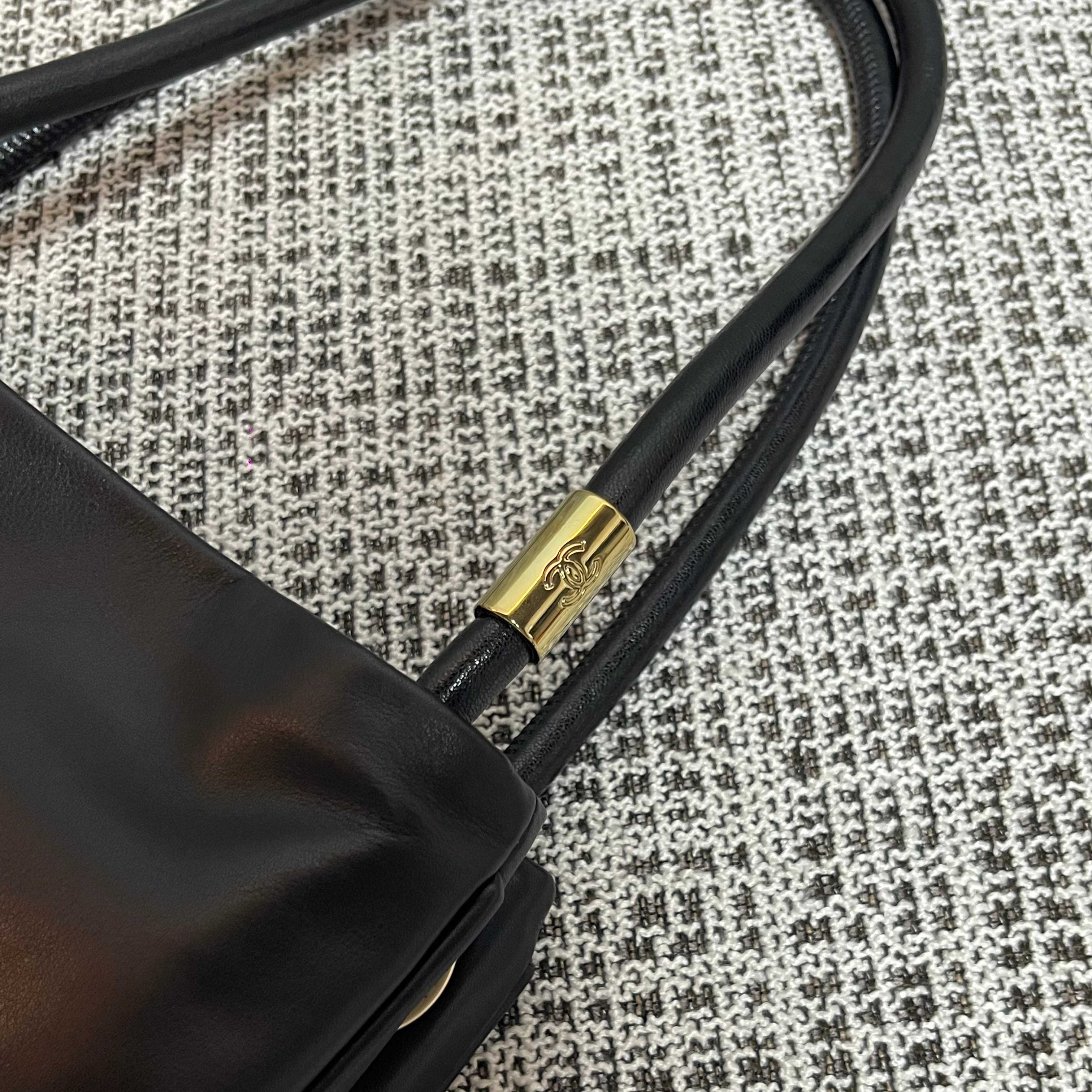 Chanel Leather Mini Tote Bag