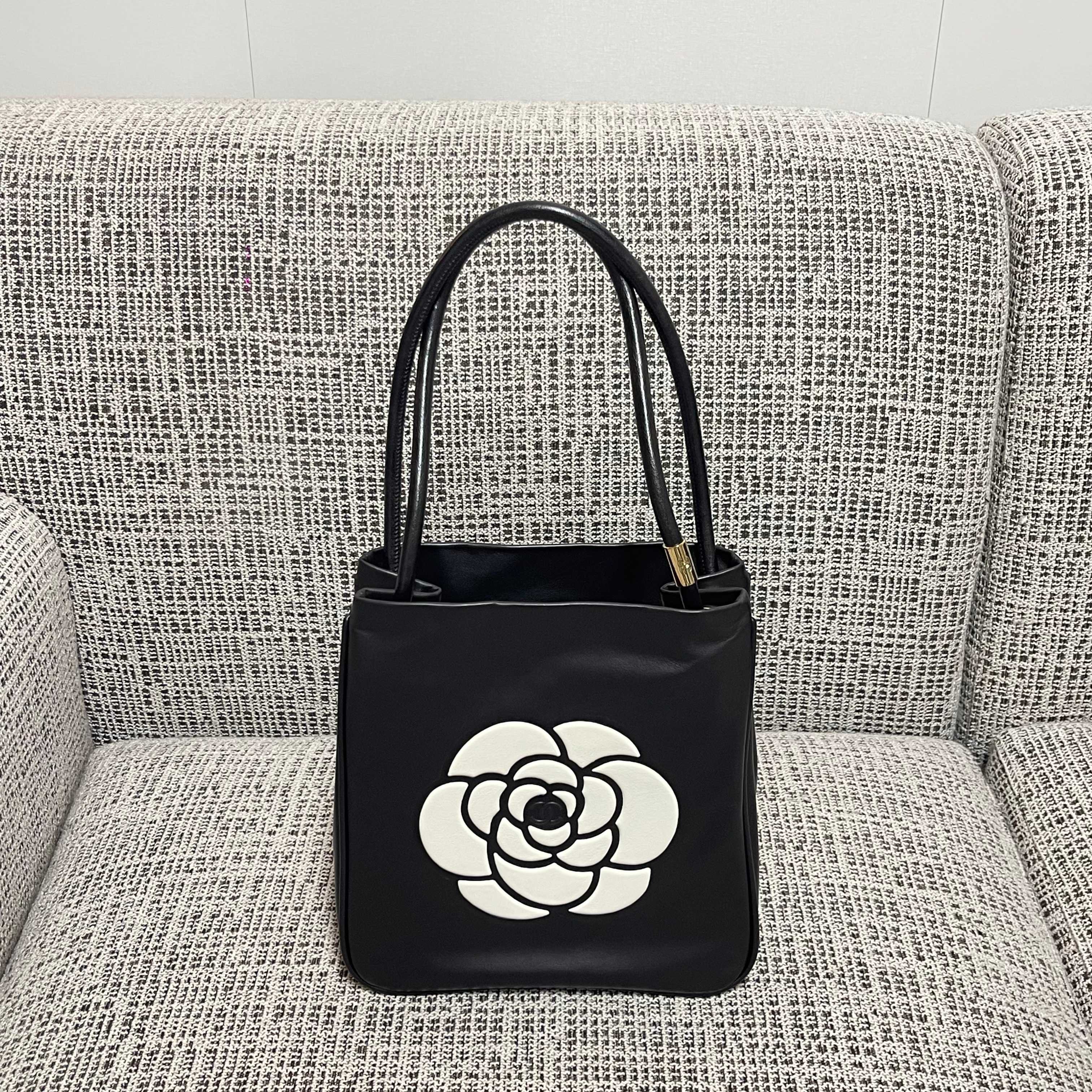 Chanel Leather Mini Tote Bag