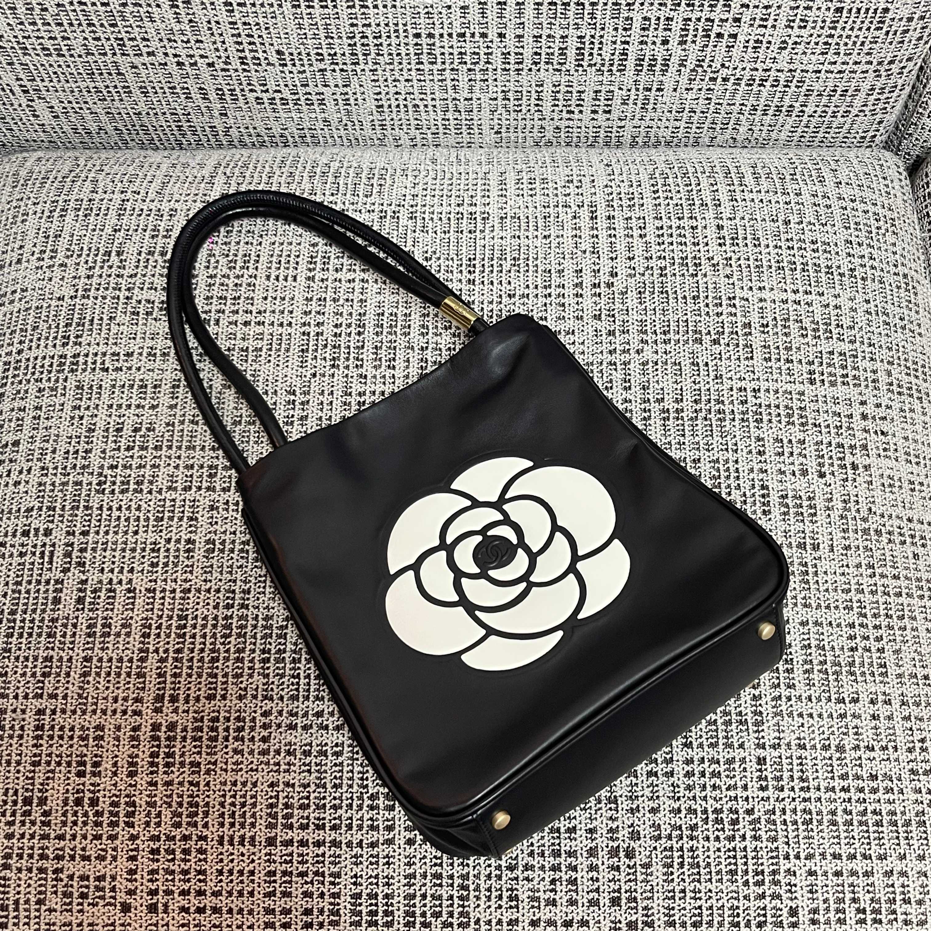 Chanel Leather Mini Tote Bag