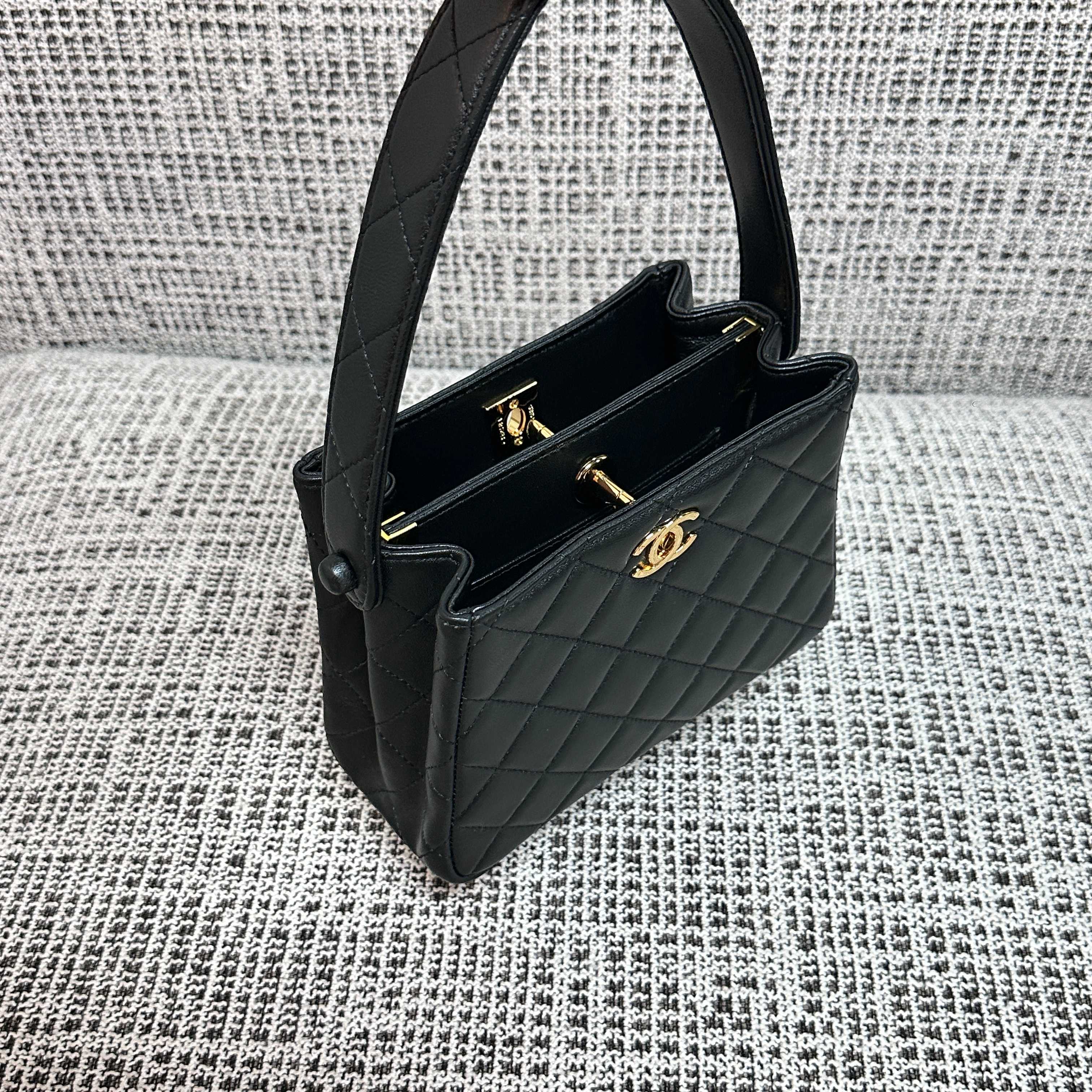 Chanel Vintage Twin Star Top Handle Bag