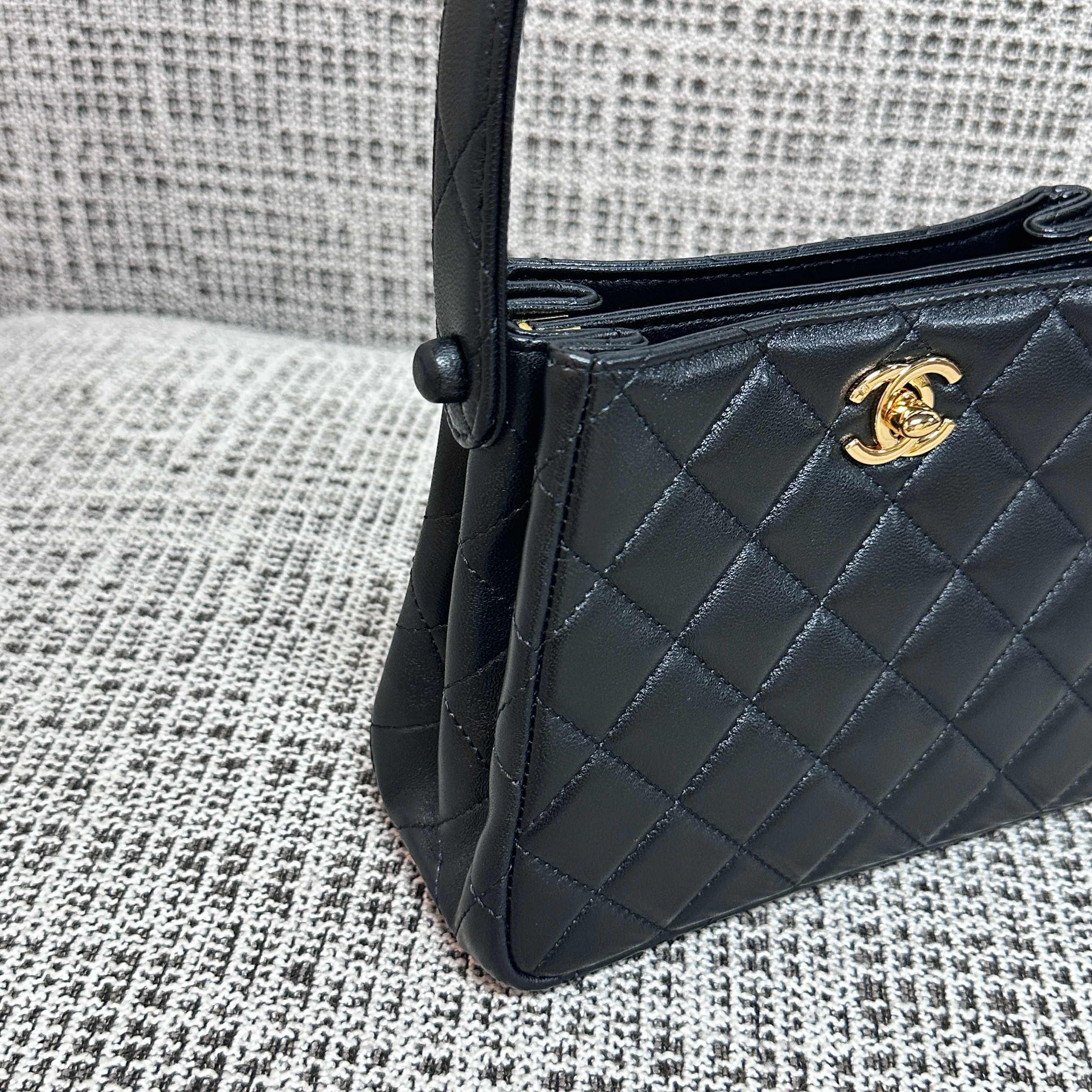 Chanel Vintage Twin Star Top Handle Bag