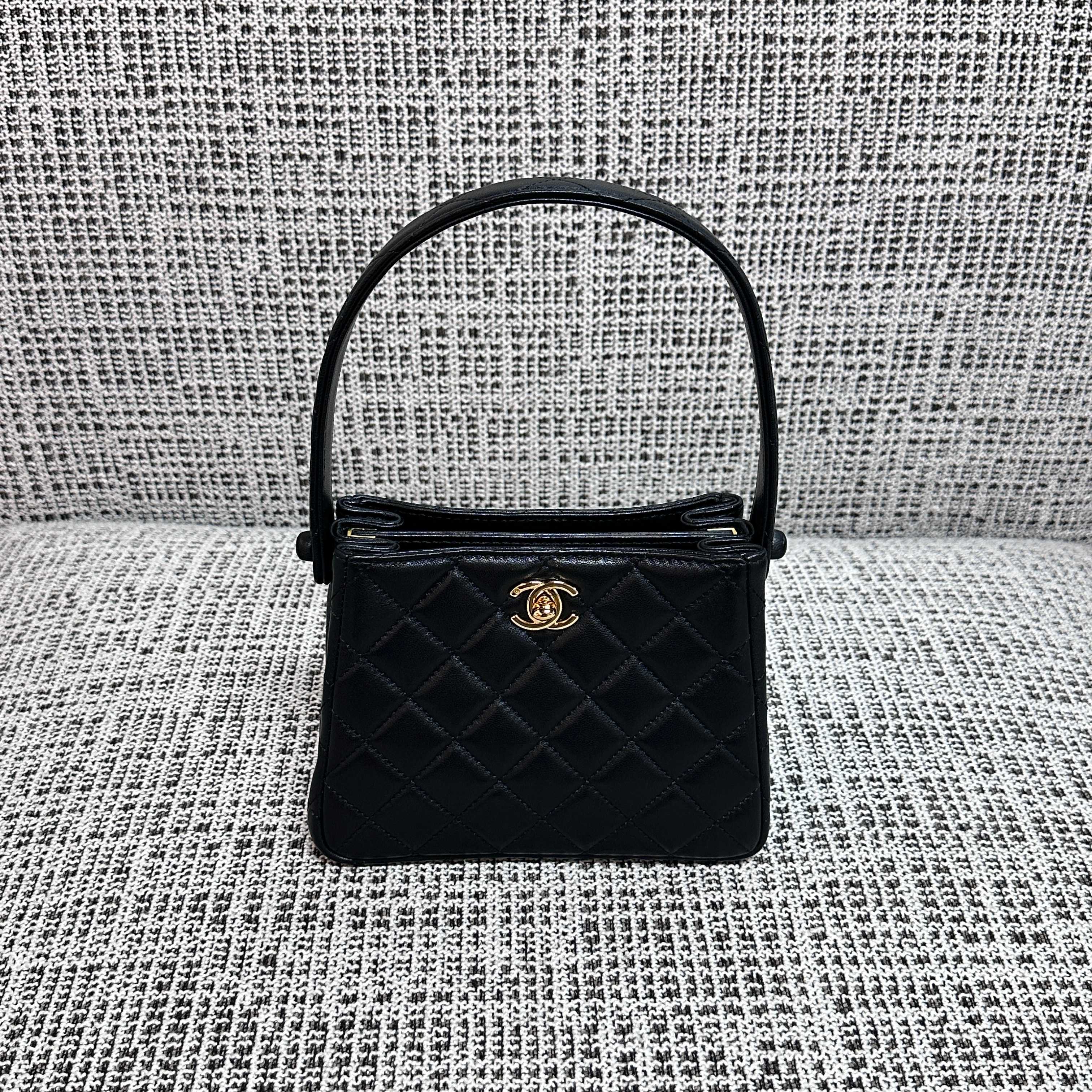 Chanel Vintage Twin Star Top Handle Bag