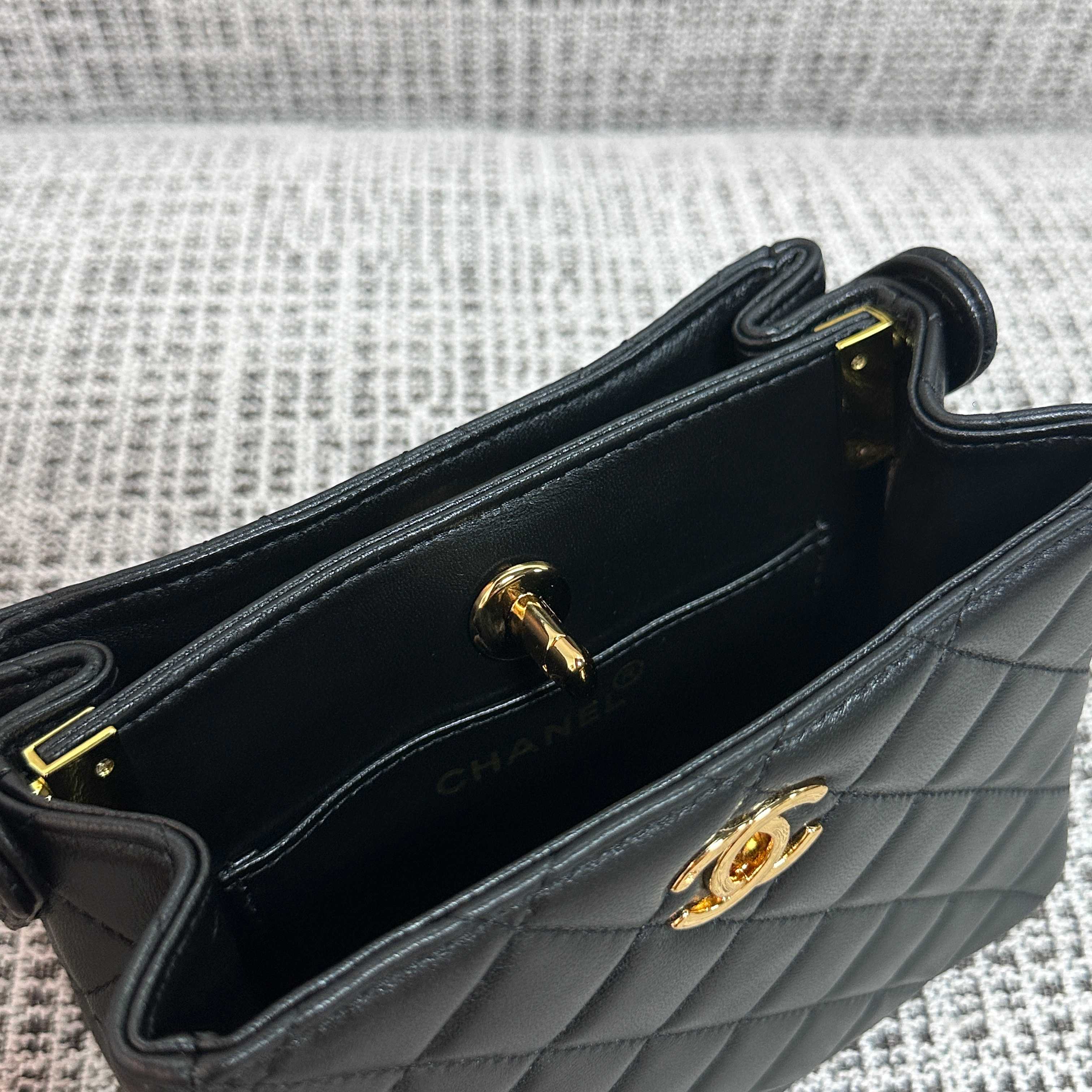 Chanel Vintage Twin Star Top Handle Bag