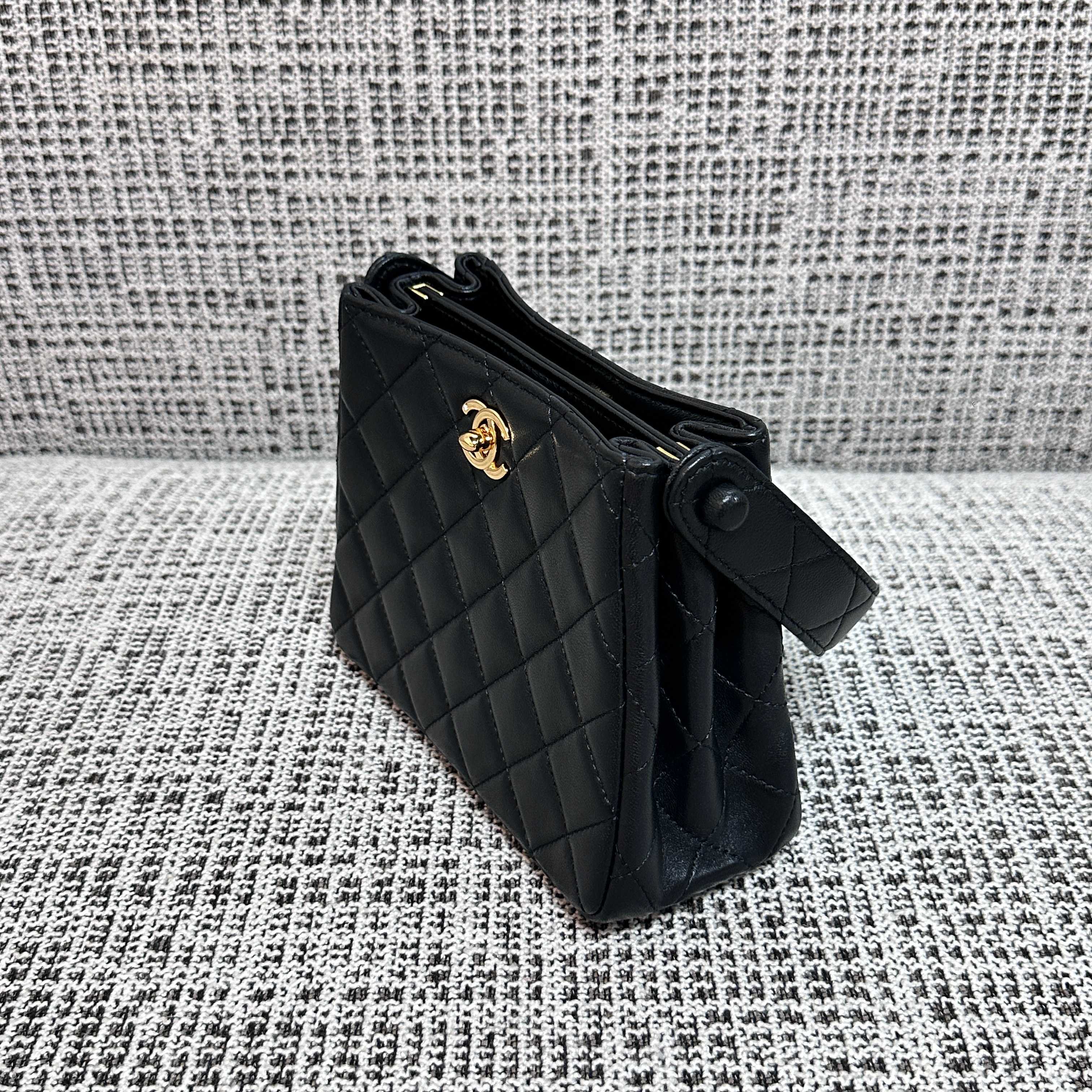 Chanel Vintage Twin Star Top Handle Bag