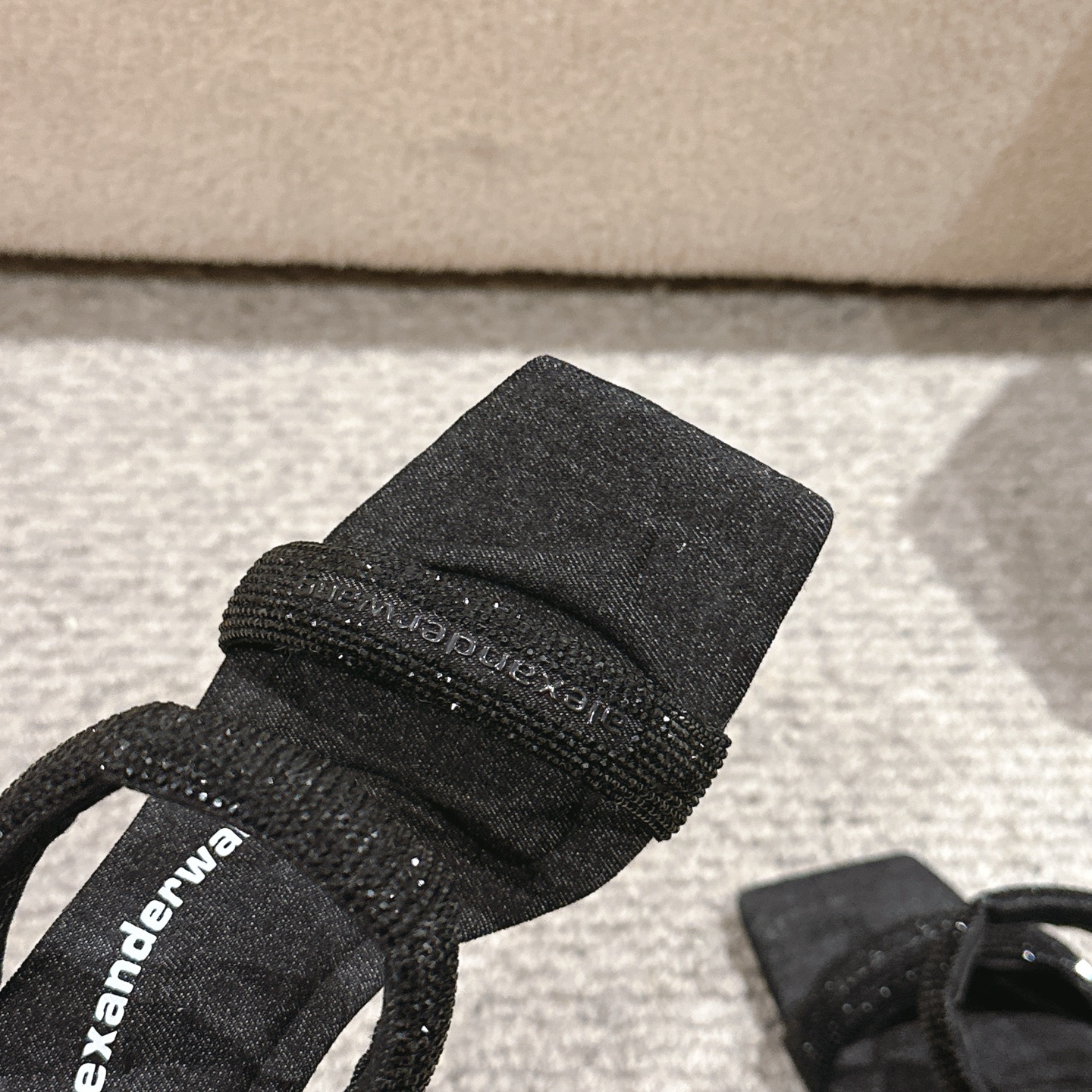 Luxury Alexander Wang Cowboy Cloth Shoes with Italian Leather Soles - 图片 6