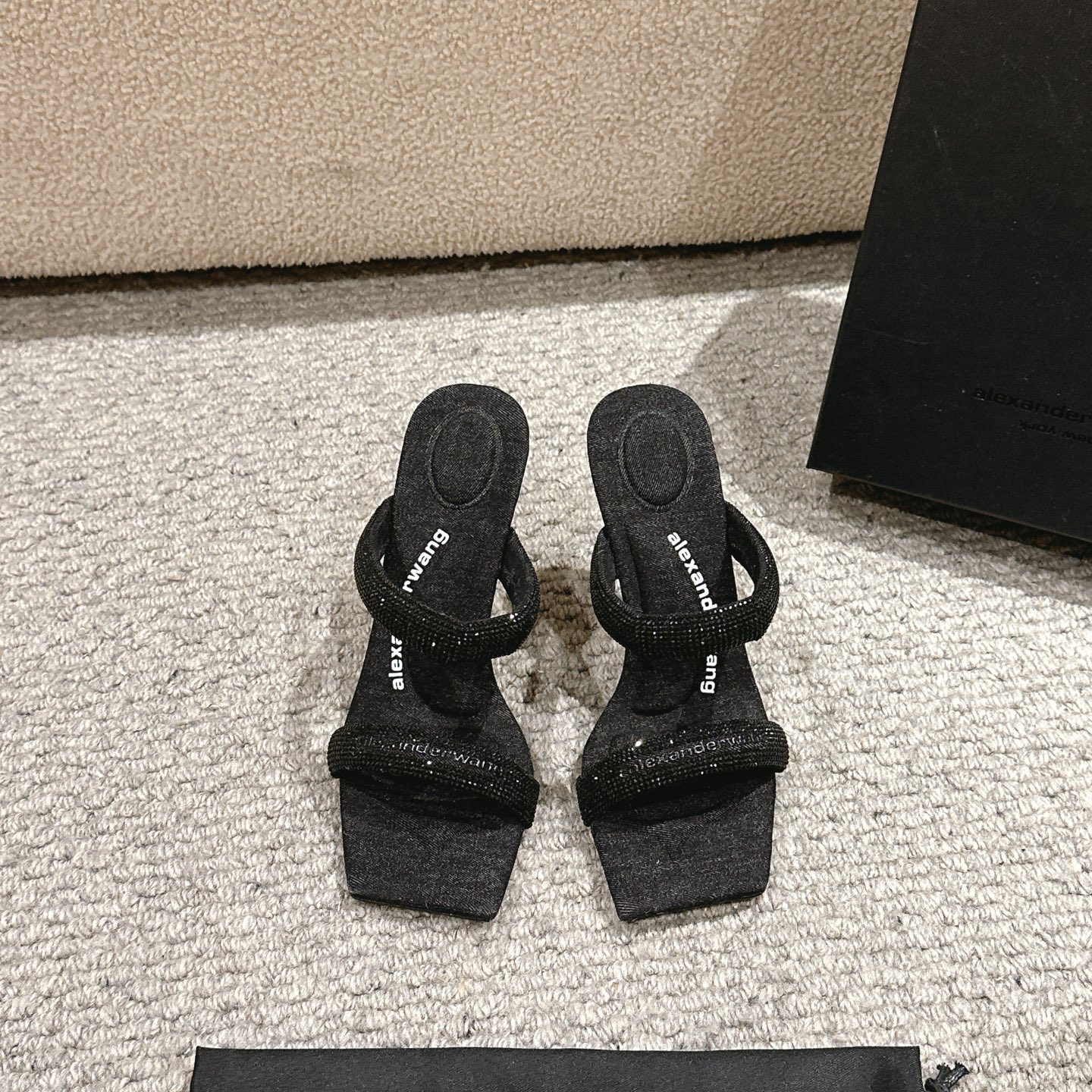 Luxury Alexander Wang Cowboy Cloth Shoes with Italian Leather Soles - 图片 9