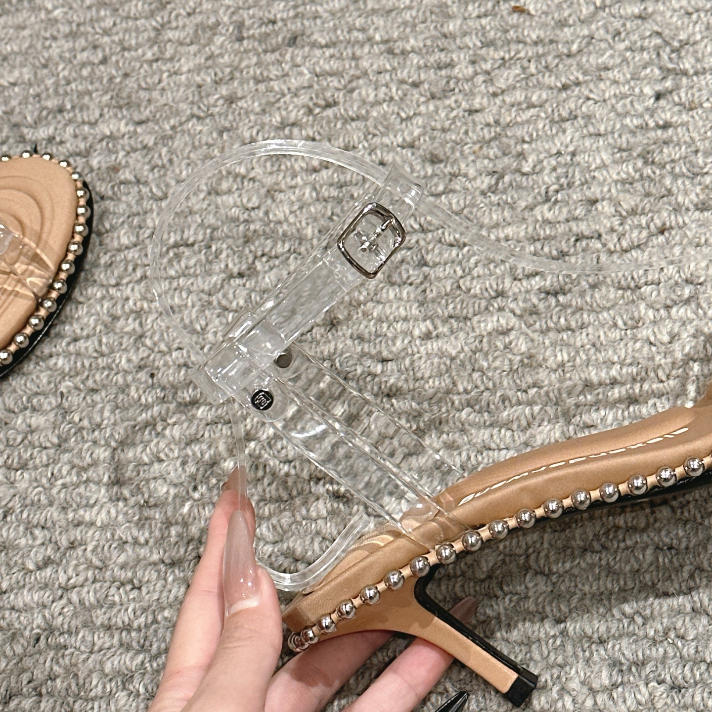 Luxury Alexander Wang Shoe Mats: High-Heel, Massage Tape, Italian Sole – Black, White, Almond - 图片 8
