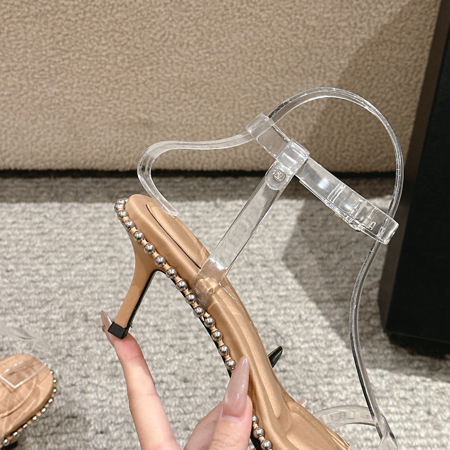 Luxury Alexander Wang Shoe Mats: High-Heel, Massage Tape, Italian Sole – Black, White, Almond - 图片 7