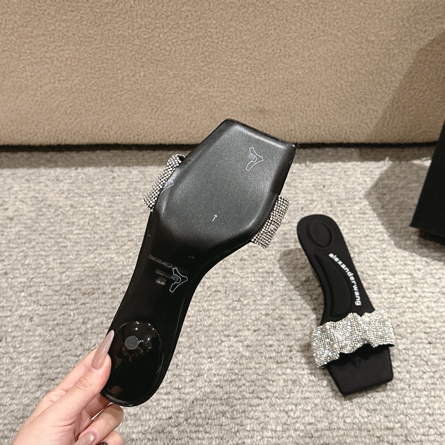 Luxury Alexander Wang Square-Toe Shoes with Imported Copper Nets – Original Design and Material - 图片 9