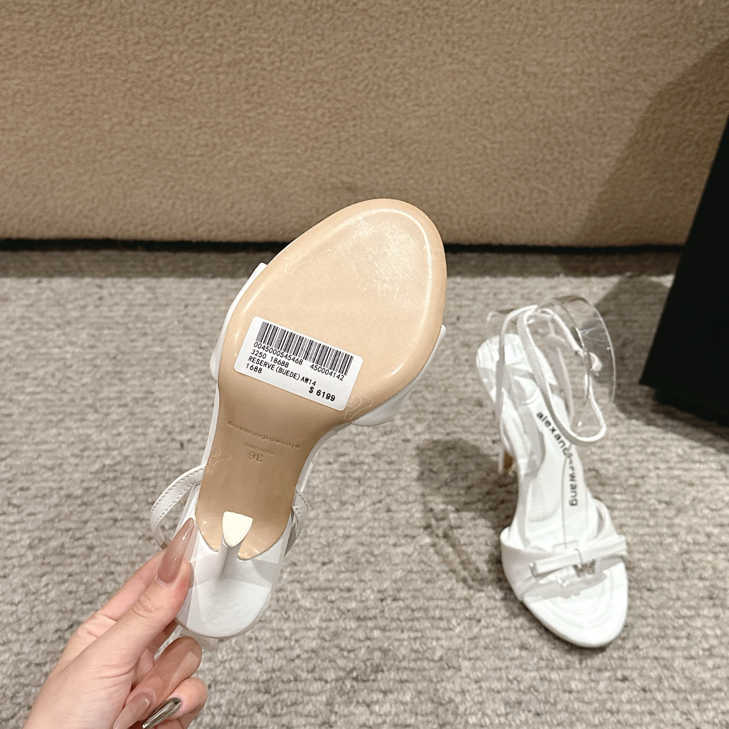 Luxurious Alexander Wang Designer Shoes: Original Materials, High Quality, Various Colors, Imported Leather – Size 35-39 - 图片 9