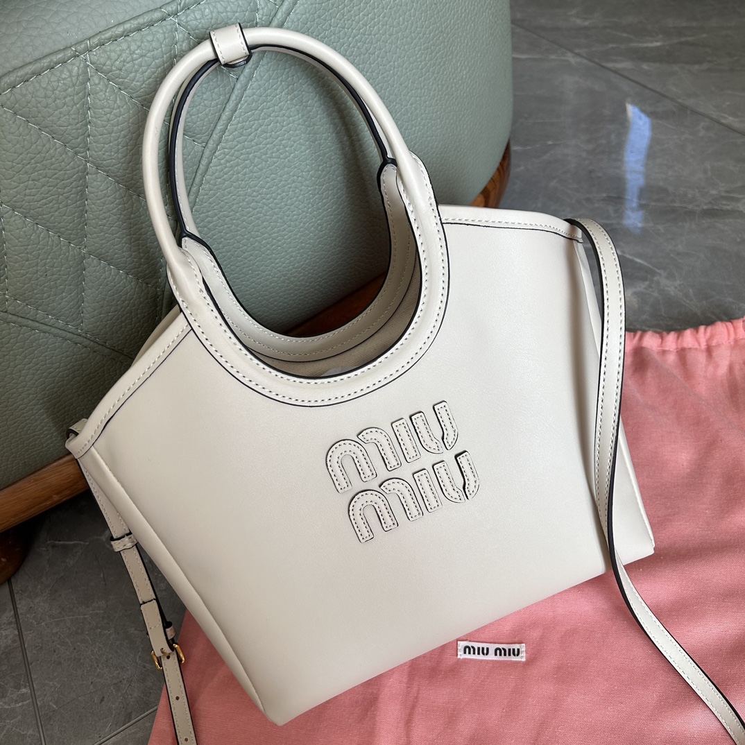 Miu Miu Ivy Hobo Bag in brown leather - Bag 5